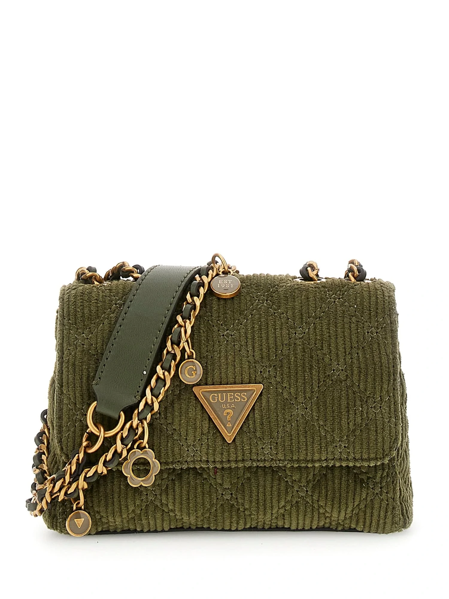 Guess Giully Kadın Yeşil Omuz Çantası HWCG9673740-OLV