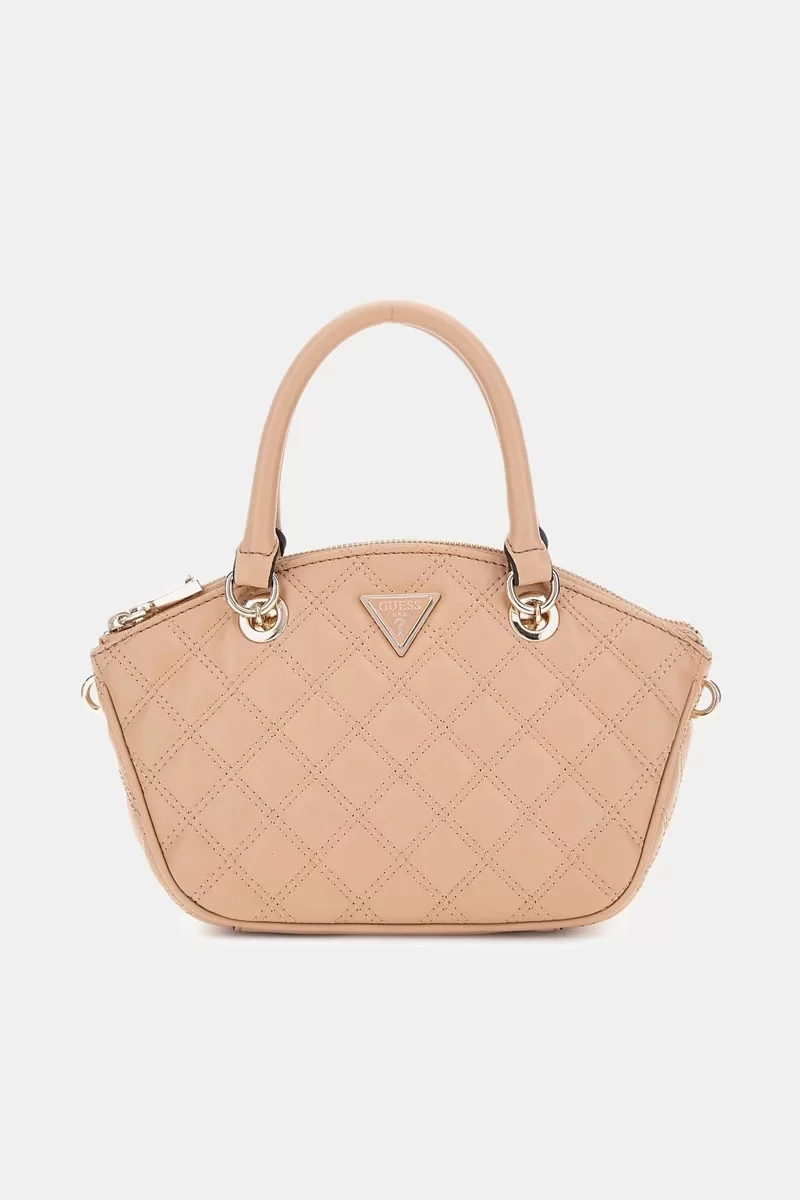 Guess GIULLY MINI SATCHEL Kadın Bej Mini Çanta HWQG8748760-BEI