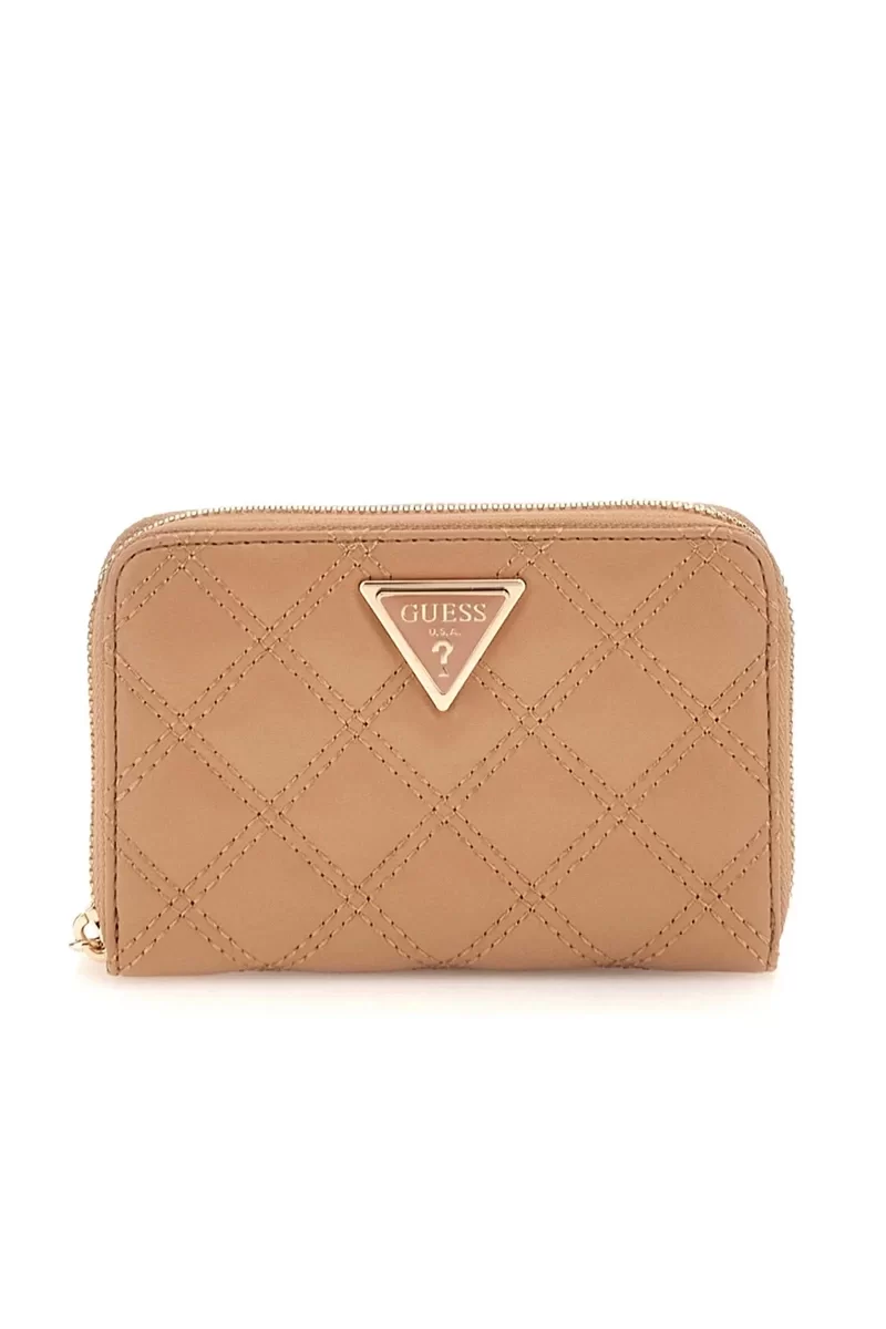 Guess GIULLY SLG MEDIUM ZIP AROUND Kadın Bej Cüzdan SWQG8748140-BEI