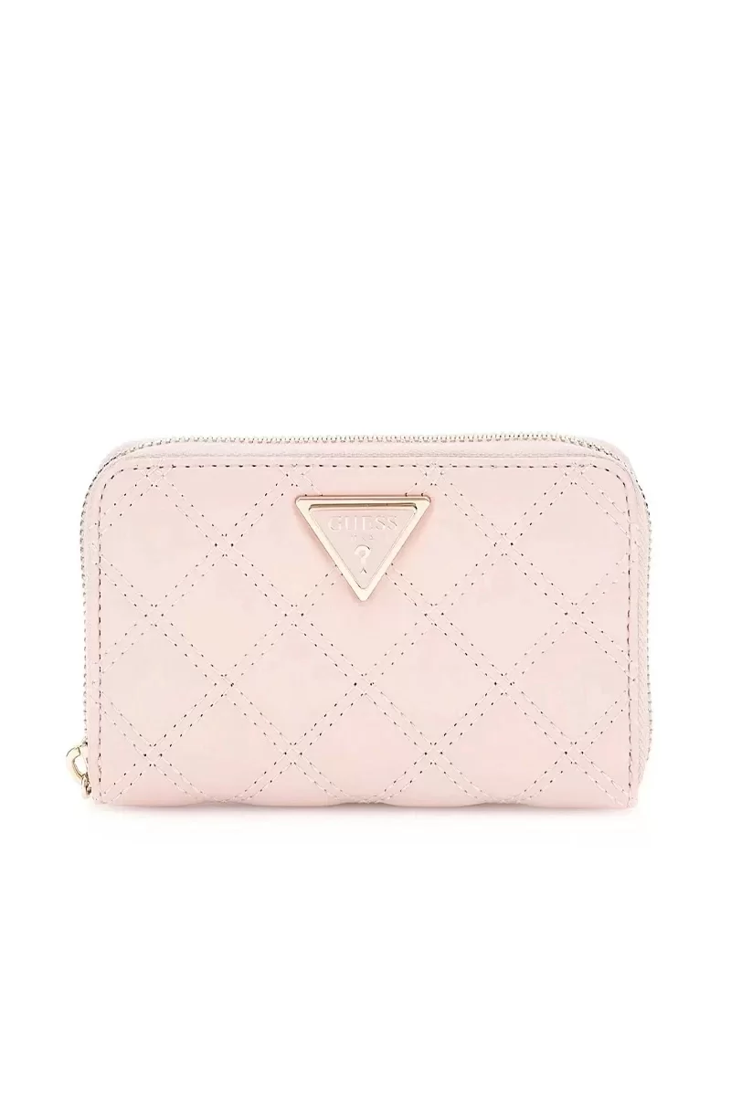 Guess GIULLY SLG MEDIUM ZIP AROUND Kadın Pembe Cüzdan SWQG8748140-POE