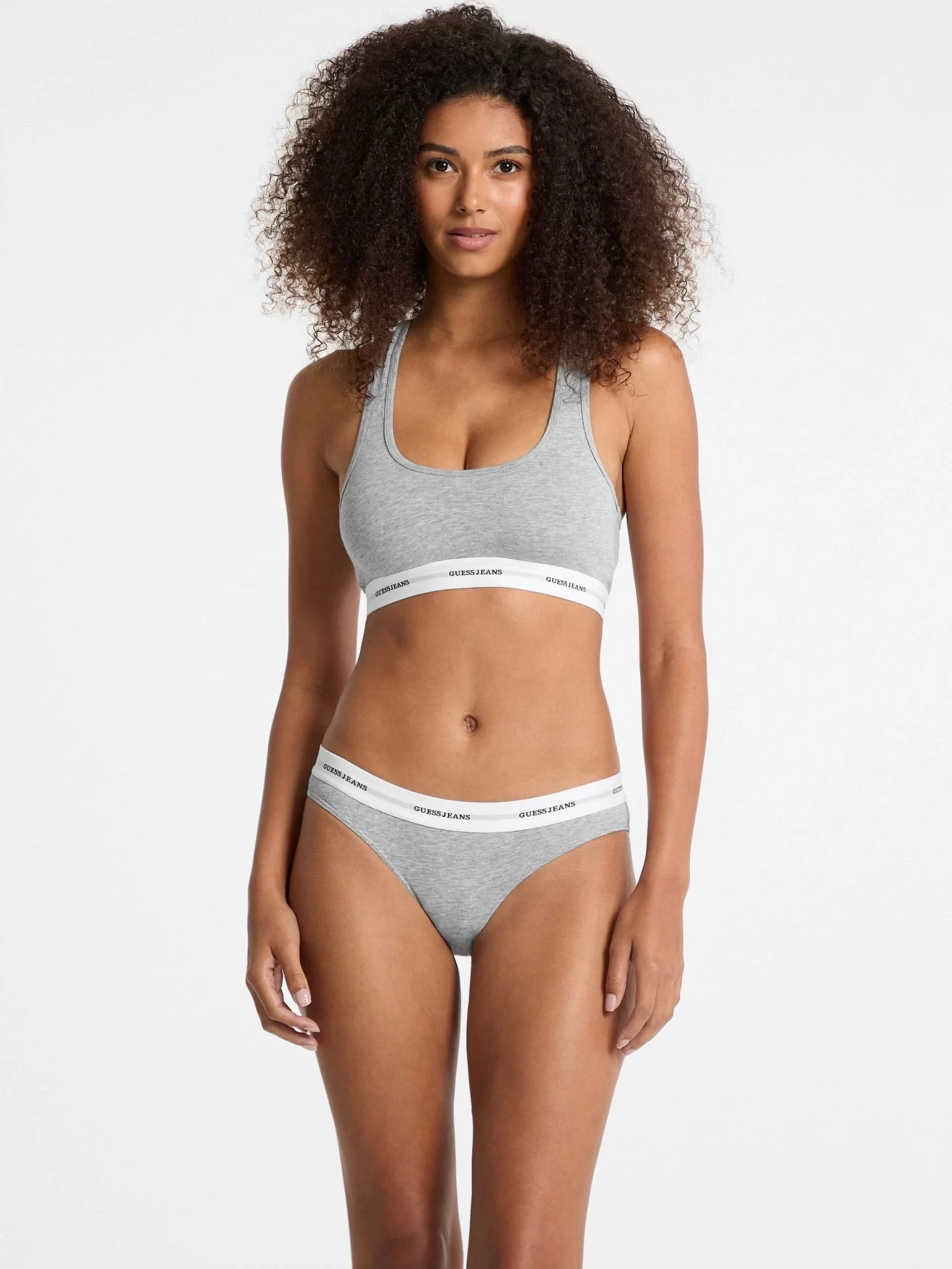 Guess Gj Bralette Kadın Gri Modal Karışımlı Bralet W4BZ31KBBU1-H90Z