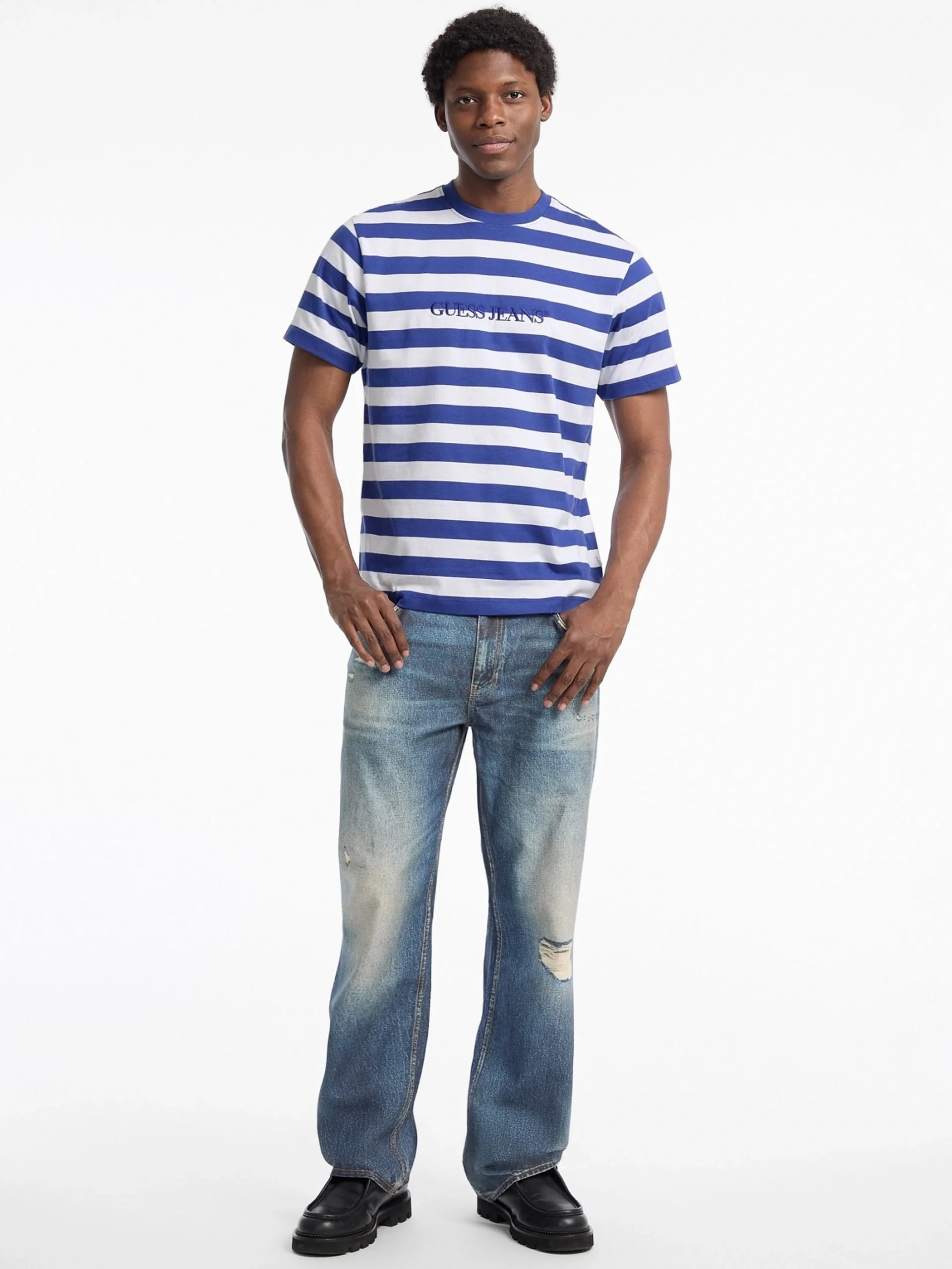 Guess Gj Ss Cn Reg Erkek Çok Renkli Regular Fit T-Shirt M4YI84K9XF1-S7AB