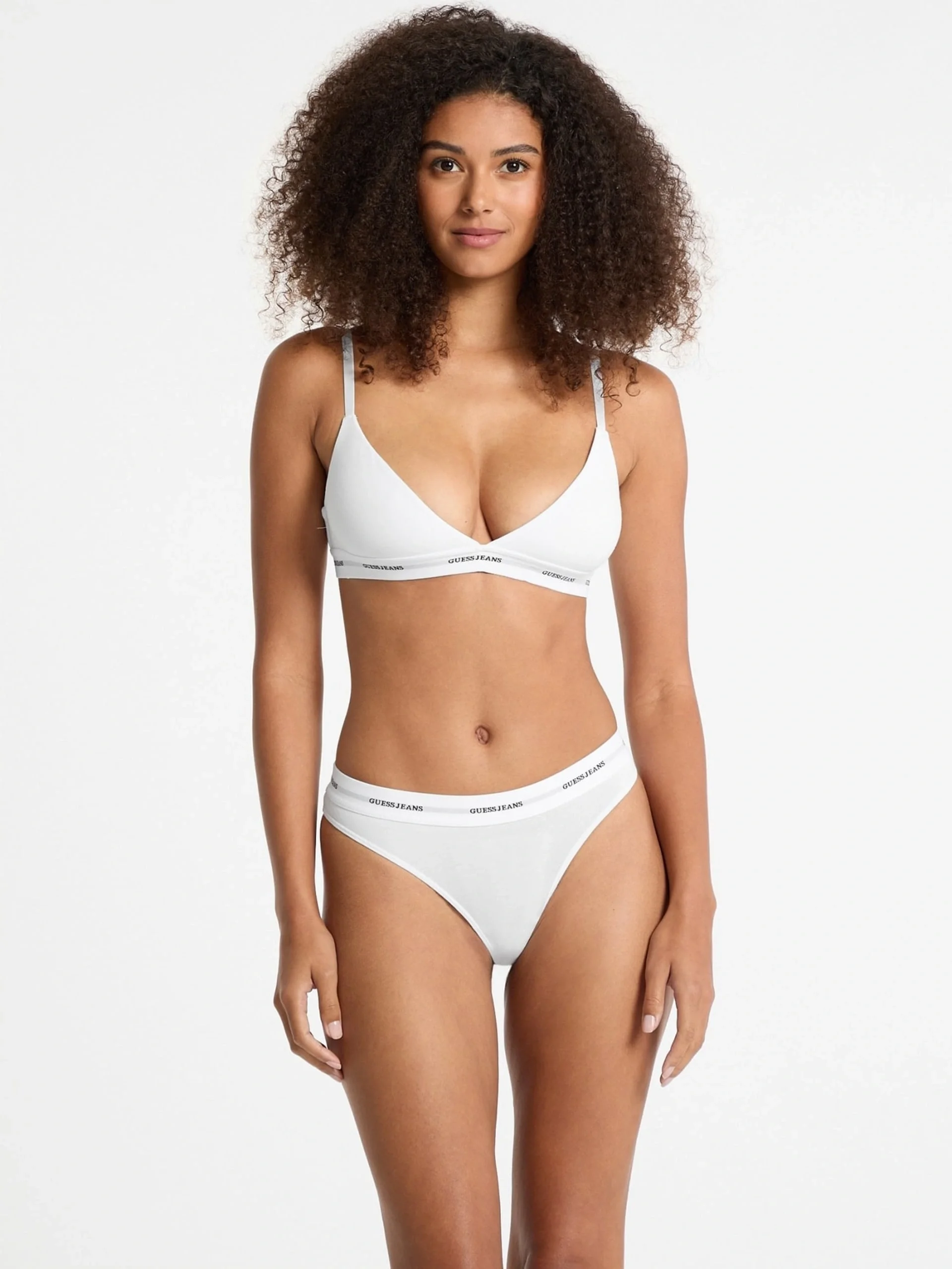 Guess Gj Thong Kadın Beyaz Modal Karışımlı Tanga Külot W4BZ29KBBU1-G011