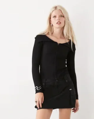 Guess GO CARGO SKIRT Kadın Siyah Etek W5GD1MWGCVA-JBLK