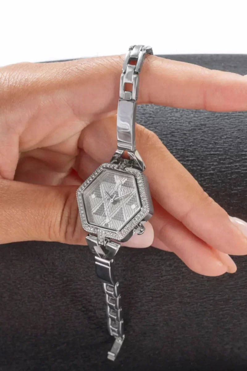 Guess Kadin Metalik Gri Kol Saati GUGW0680L1