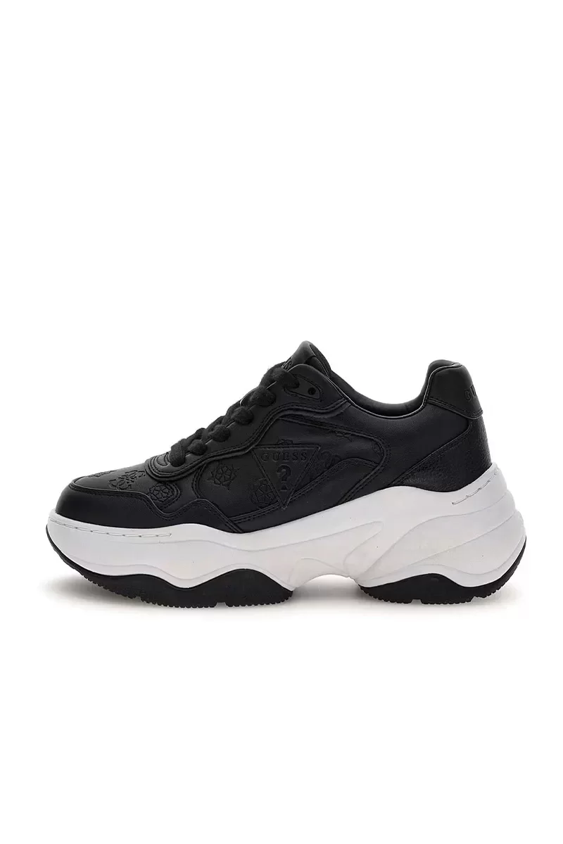Guess HAPYY Kadın Siyah Sneaker FLPHAPFAL12-BLACK
