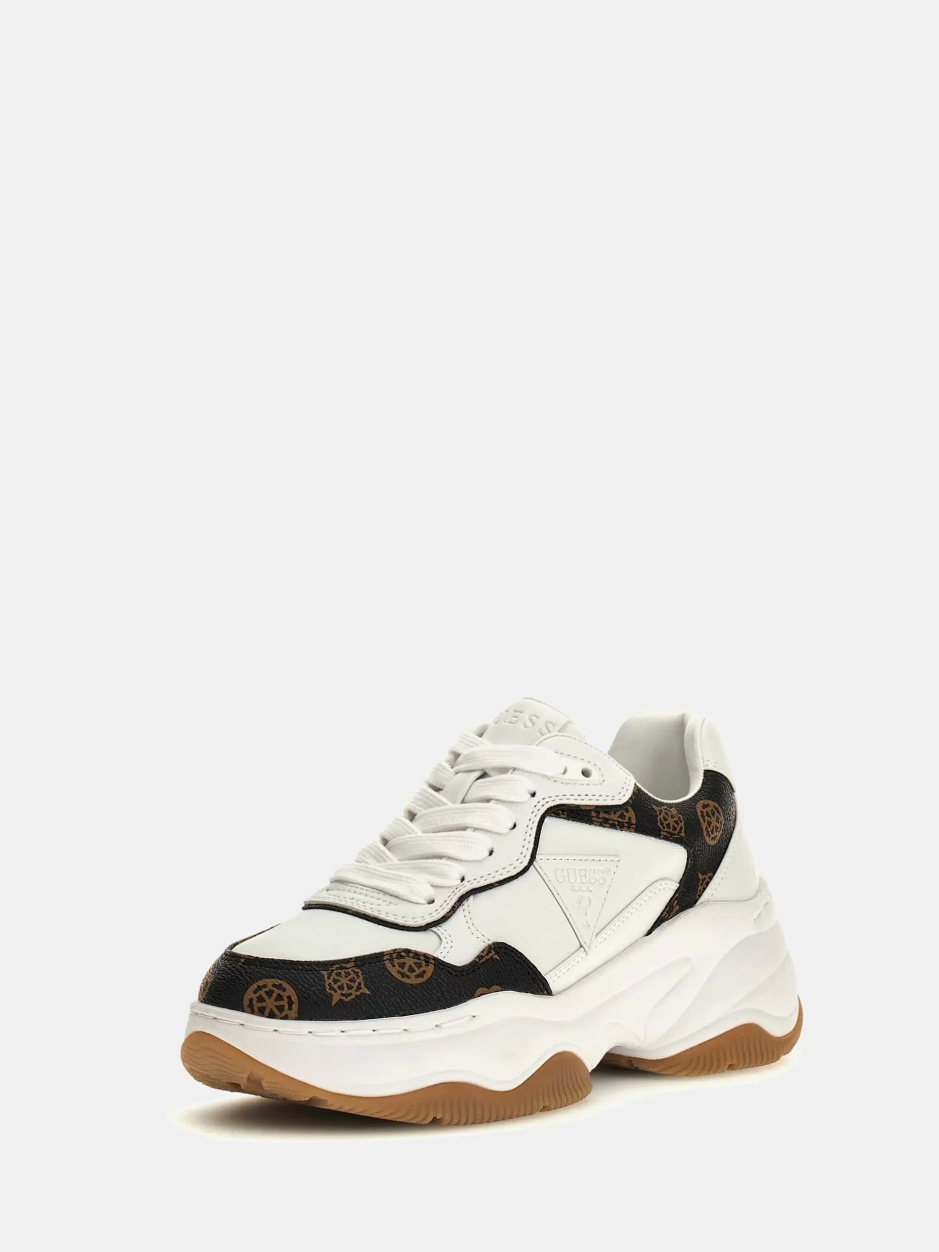 Guess Hapyy3 Kadın Çok Renkli Sneaker FLTHPYFAL12-WHIBR