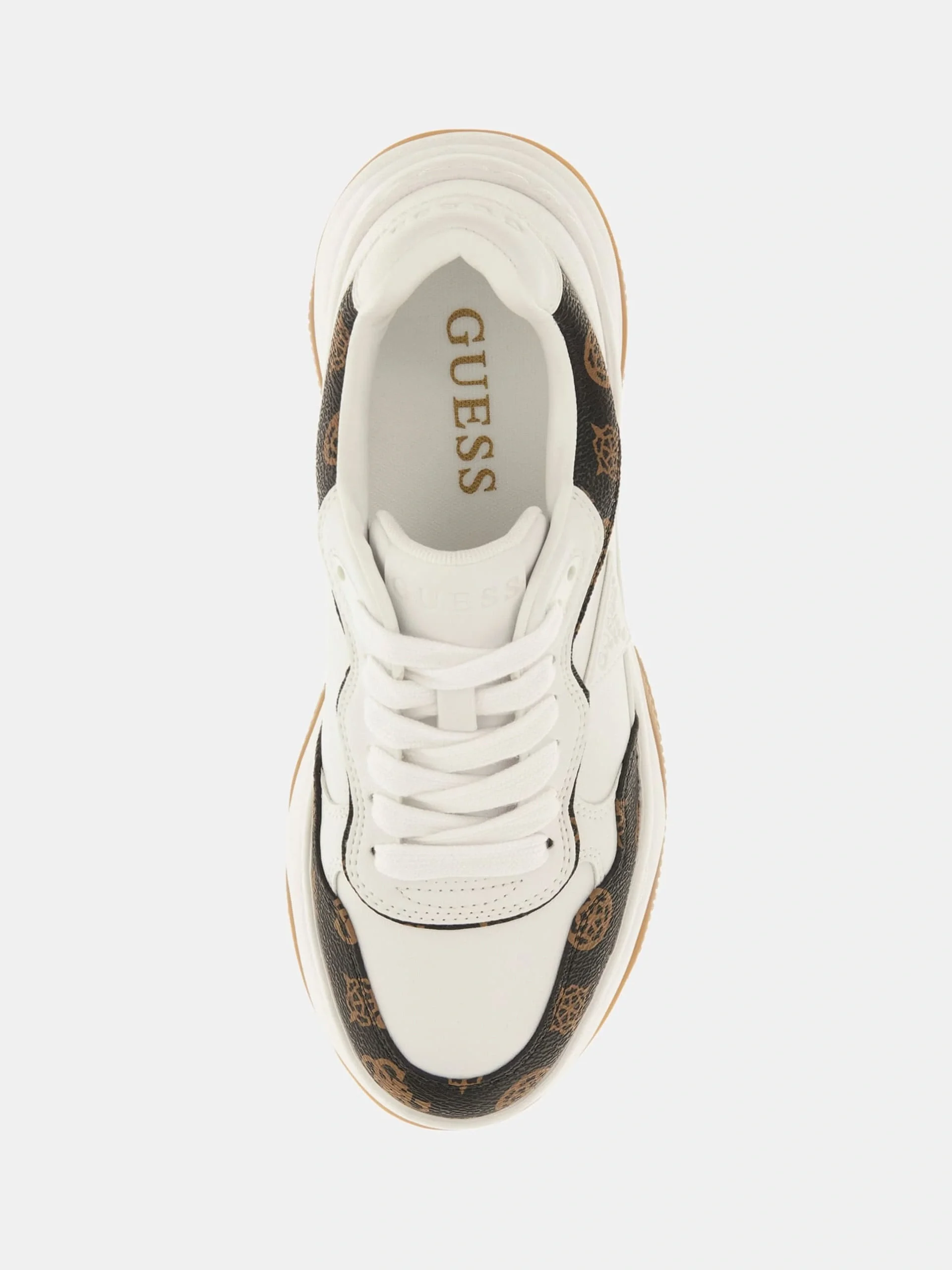 Guess Hapyy3 Kadın Çok Renkli Sneaker FLTHPYFAL12-WHIBR