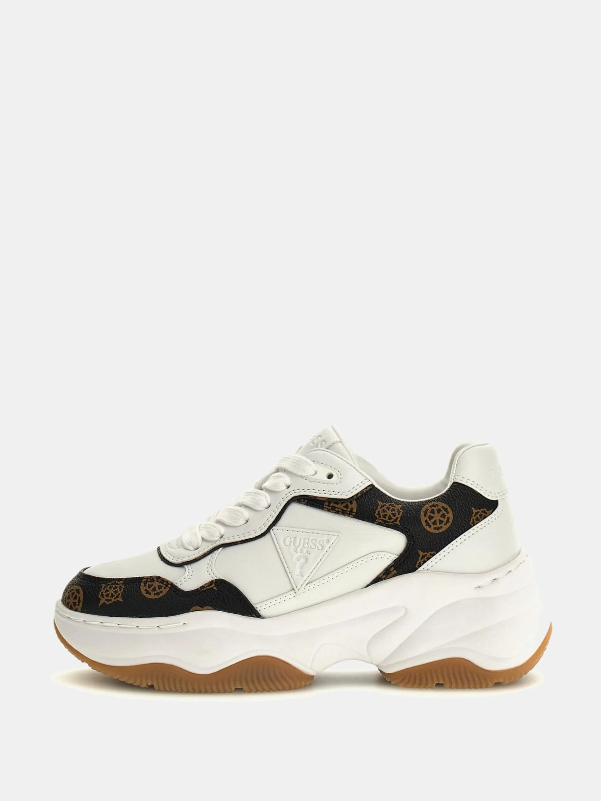Guess Hapyy3 Kadın Çok Renkli Sneaker FLTHPYFAL12-WHIBR