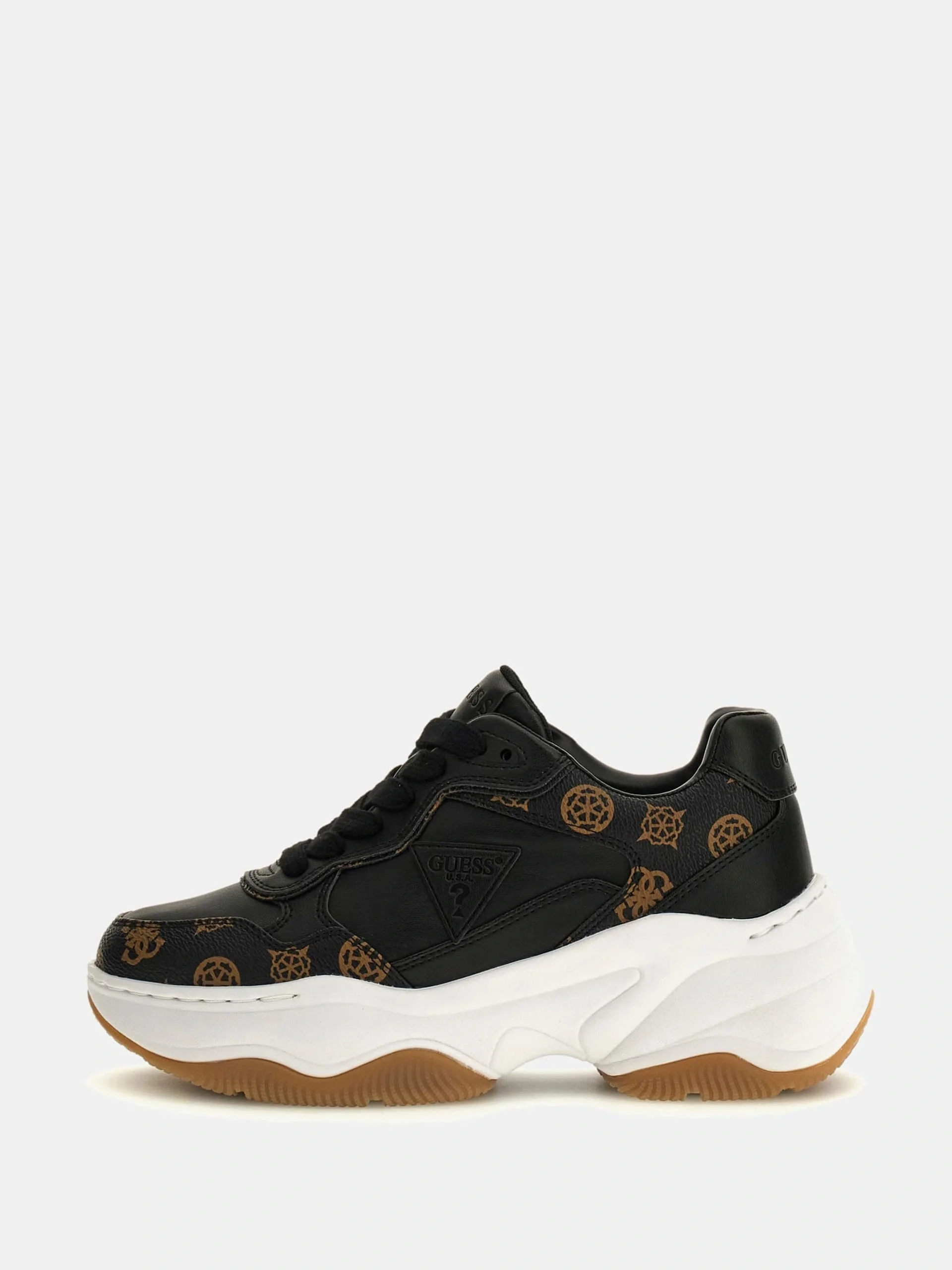 Guess Hapyy3 Kadın Siyah Sneaker FLTHPYFAL12-BLKBR
