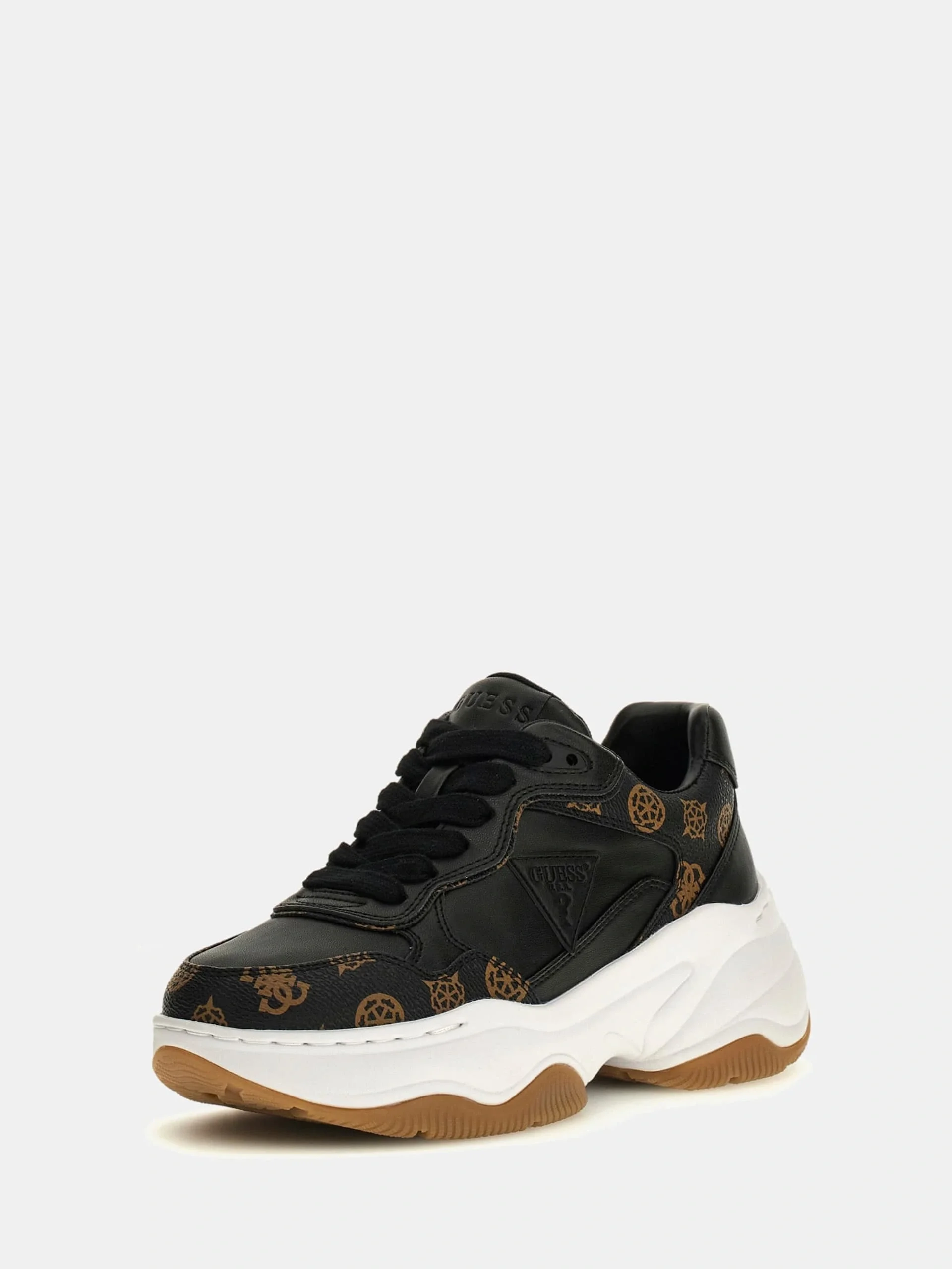 Guess Hapyy3 Kadın Siyah Sneaker FLTHPYFAL12-BLKBR