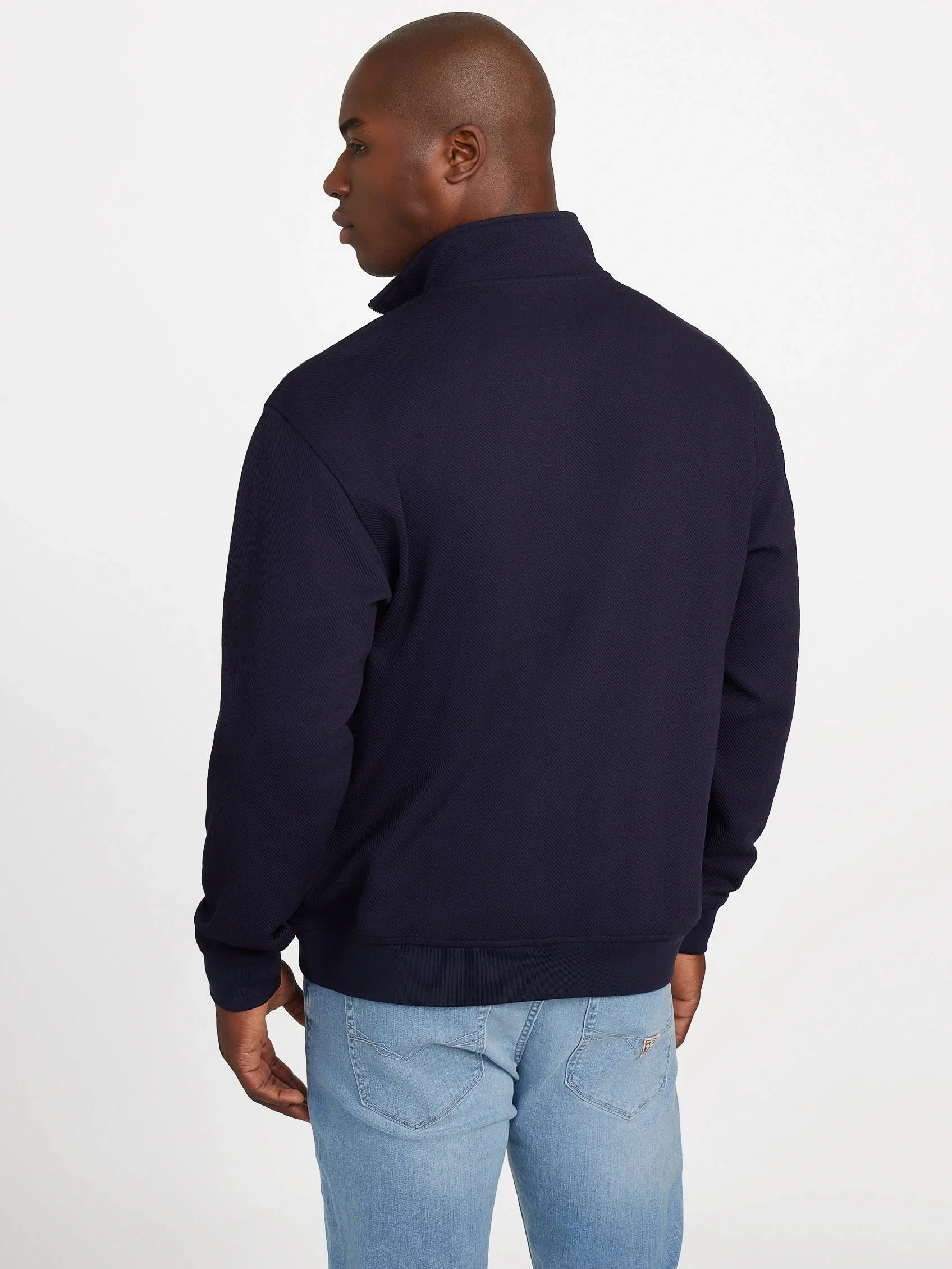 Guess Harris Erkek Lacivert Sweatshirt M5BQ18K0552-G7V2