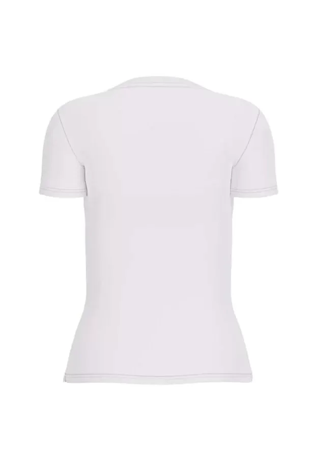 Guess Hot Kadın Beyaz Slim Fit T-Shirt W5YI16J1314-G011