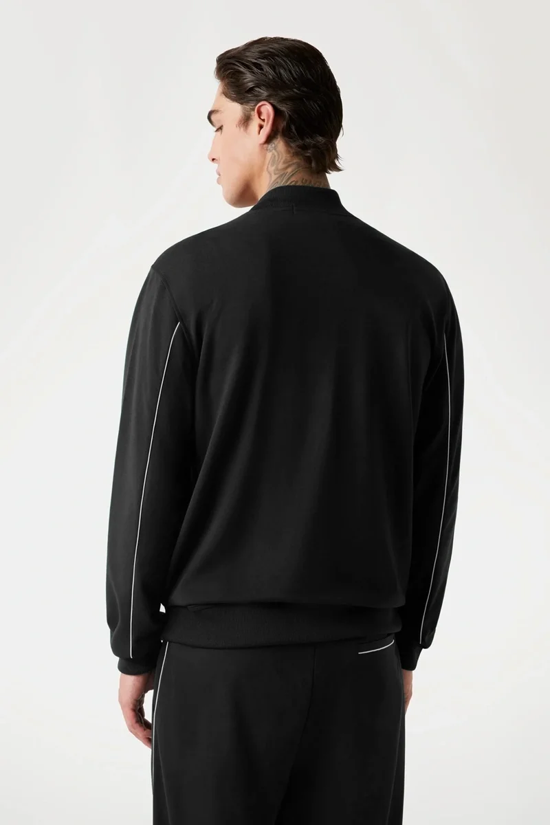 Guess Interlock Erkek Siyah Sweatshirt M5YQ04KCBR2-JBLK