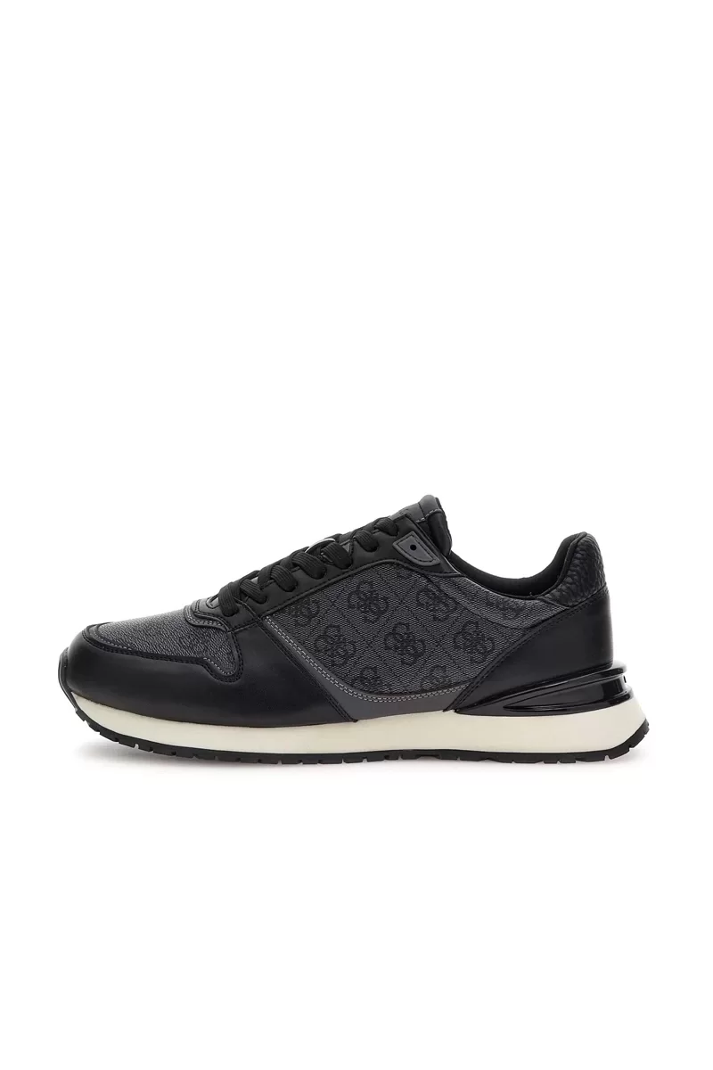 Guess ISLAND Erkek Siyah Sneaker FMJISLELL12-BLACK