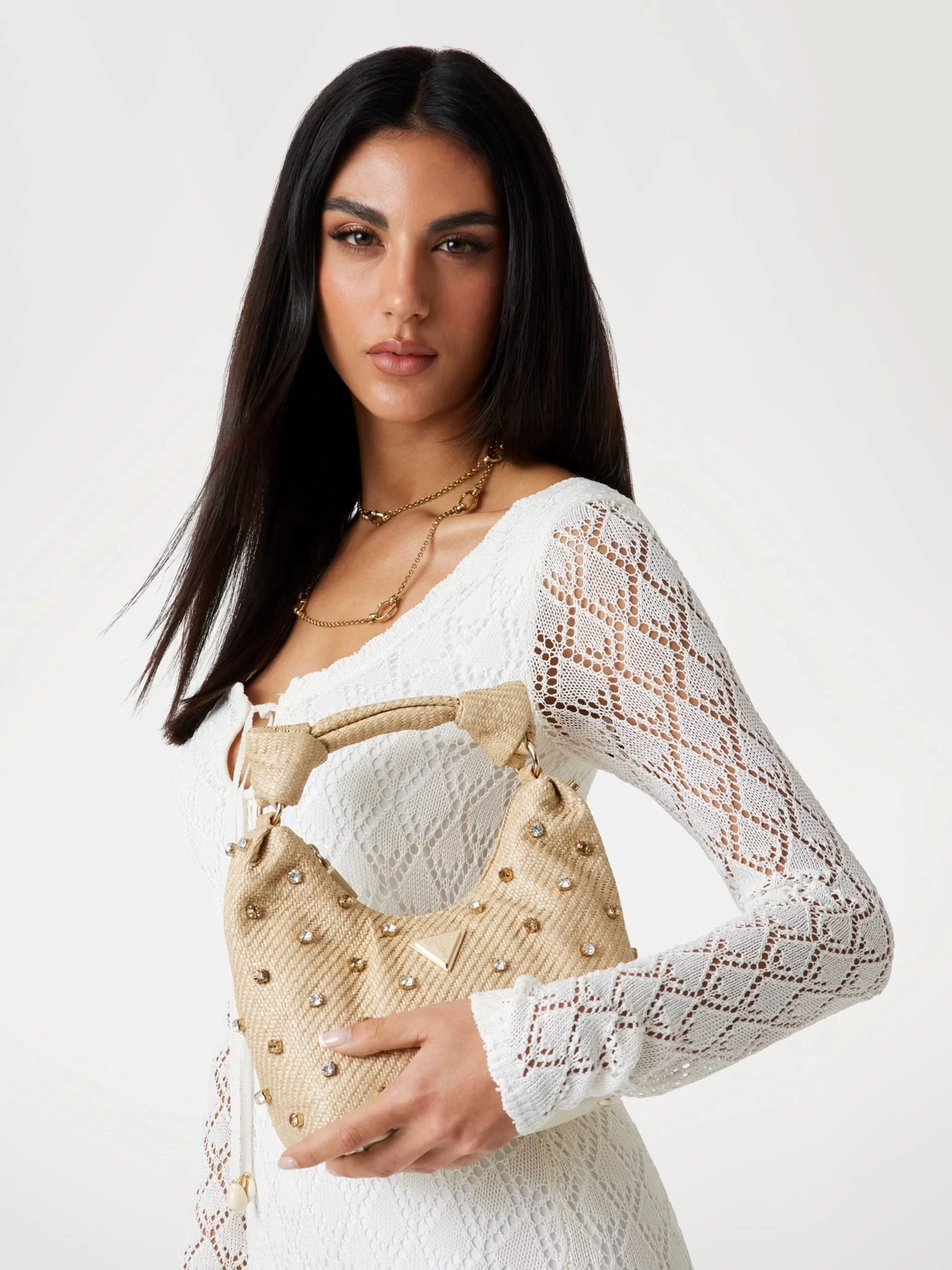 Guess Isotta Kadın Natural Omuz Çantası HWWW9660010-NAT