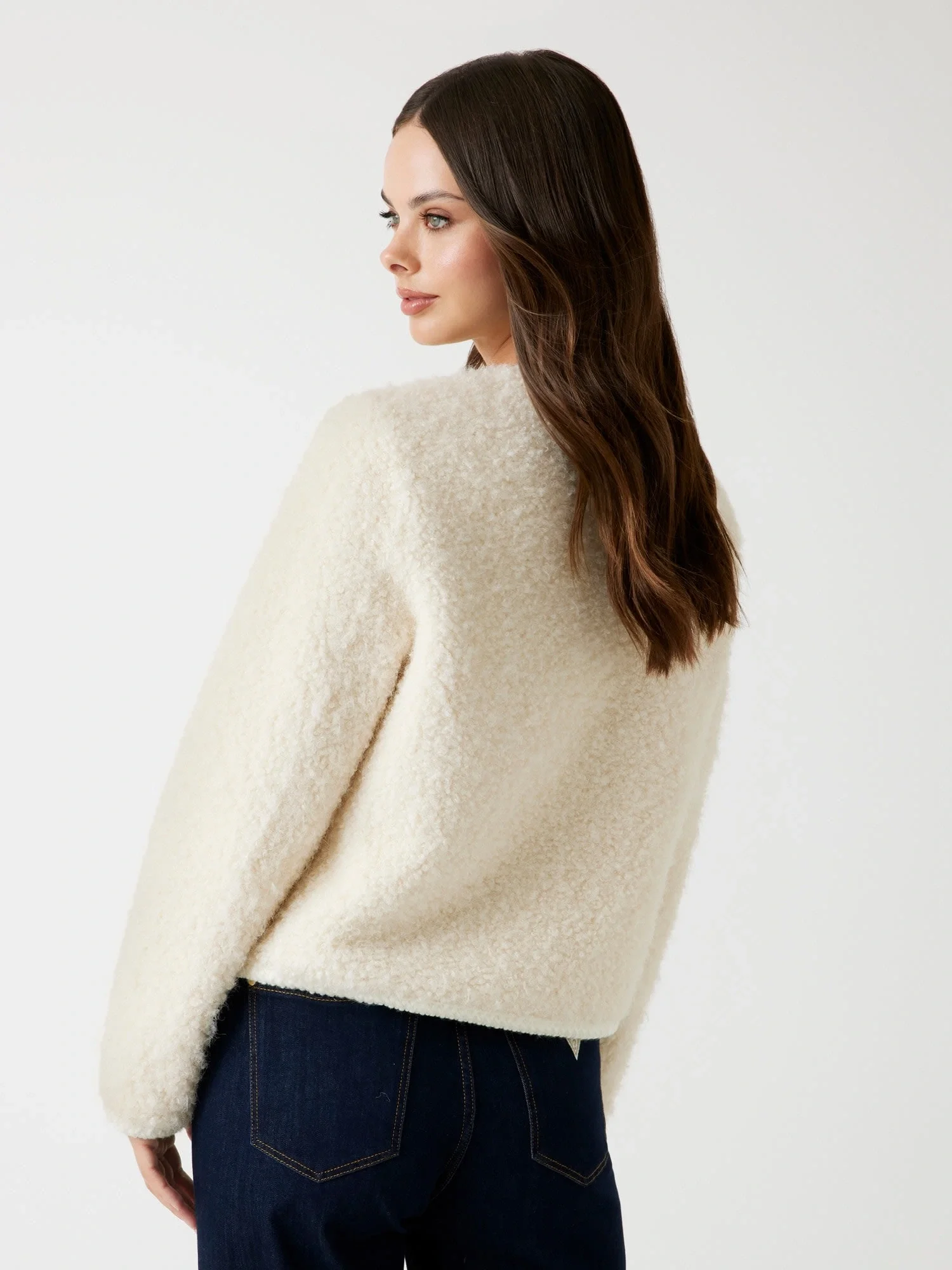 Guess Ivana Kadın Beyaz Kürk W5BL69W3860-F0D9