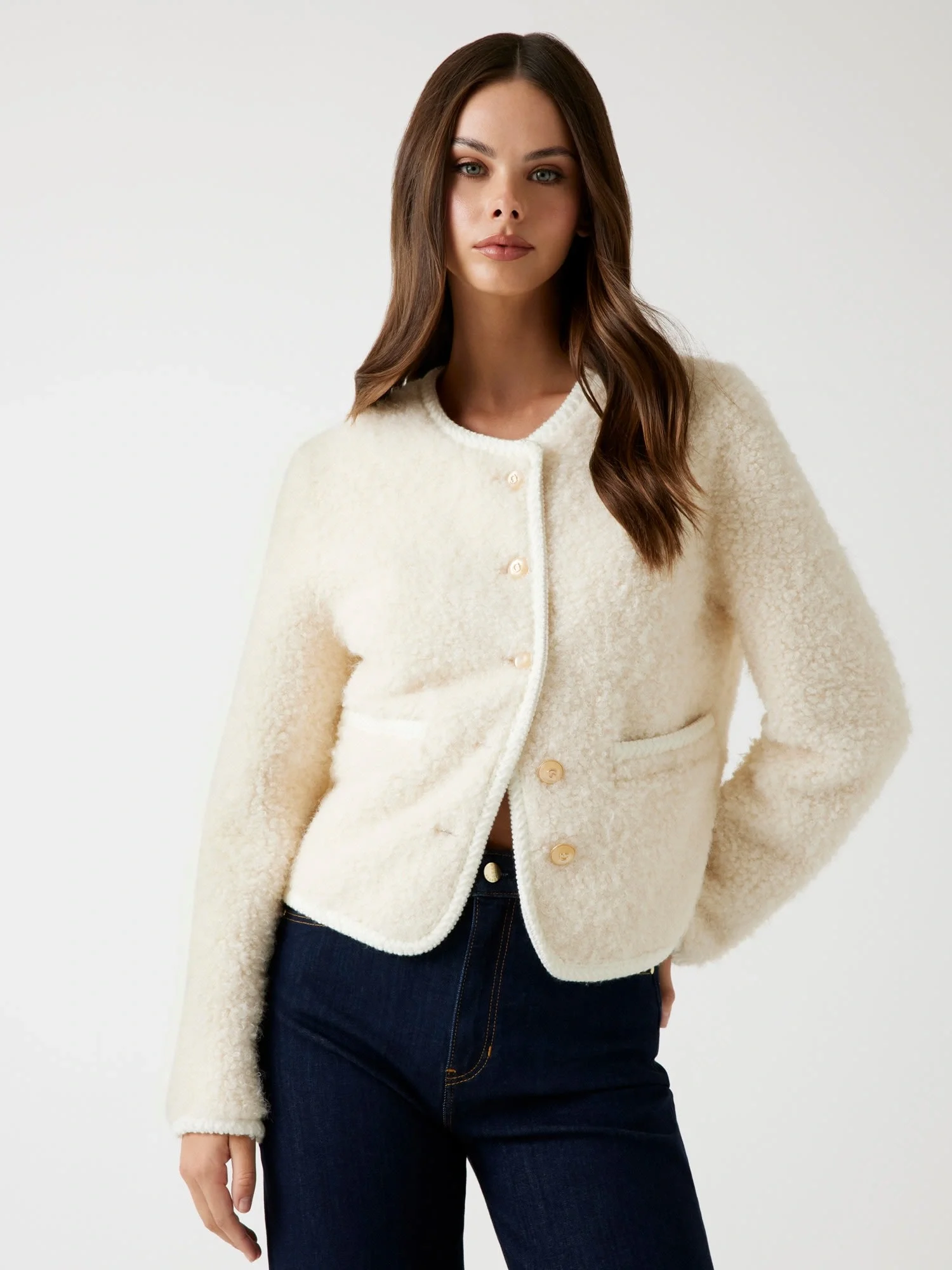 Guess Ivana Kadın Beyaz Kürk W5BL69W3860-F0D9