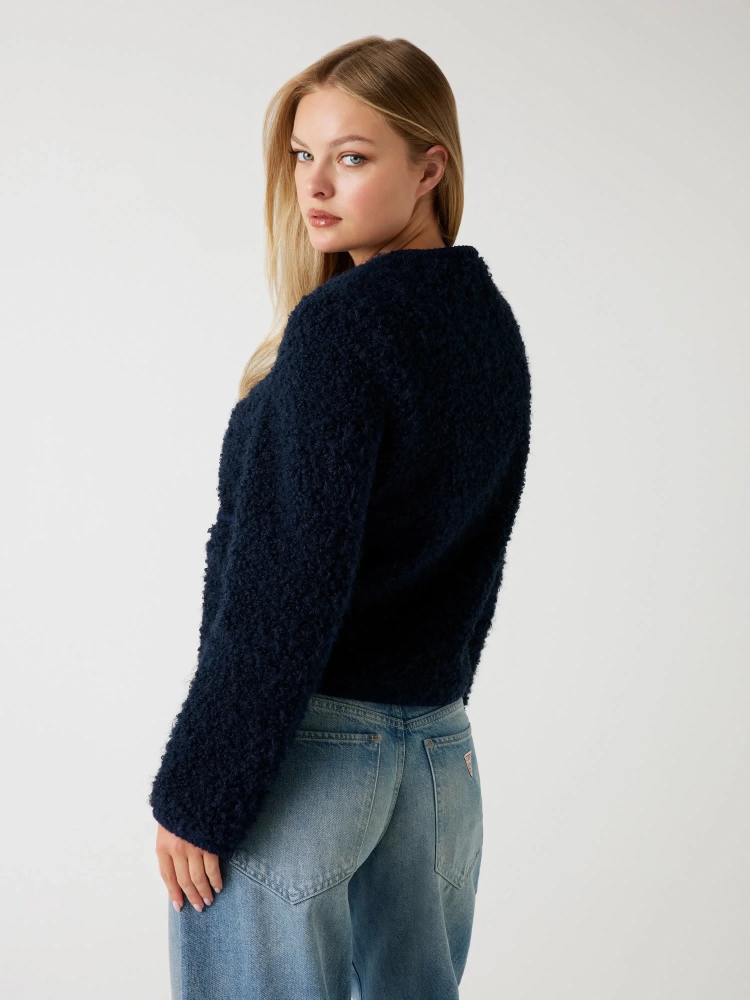 Guess Ivana Kadın Mavi Kürk W5BL69W3860-G77G