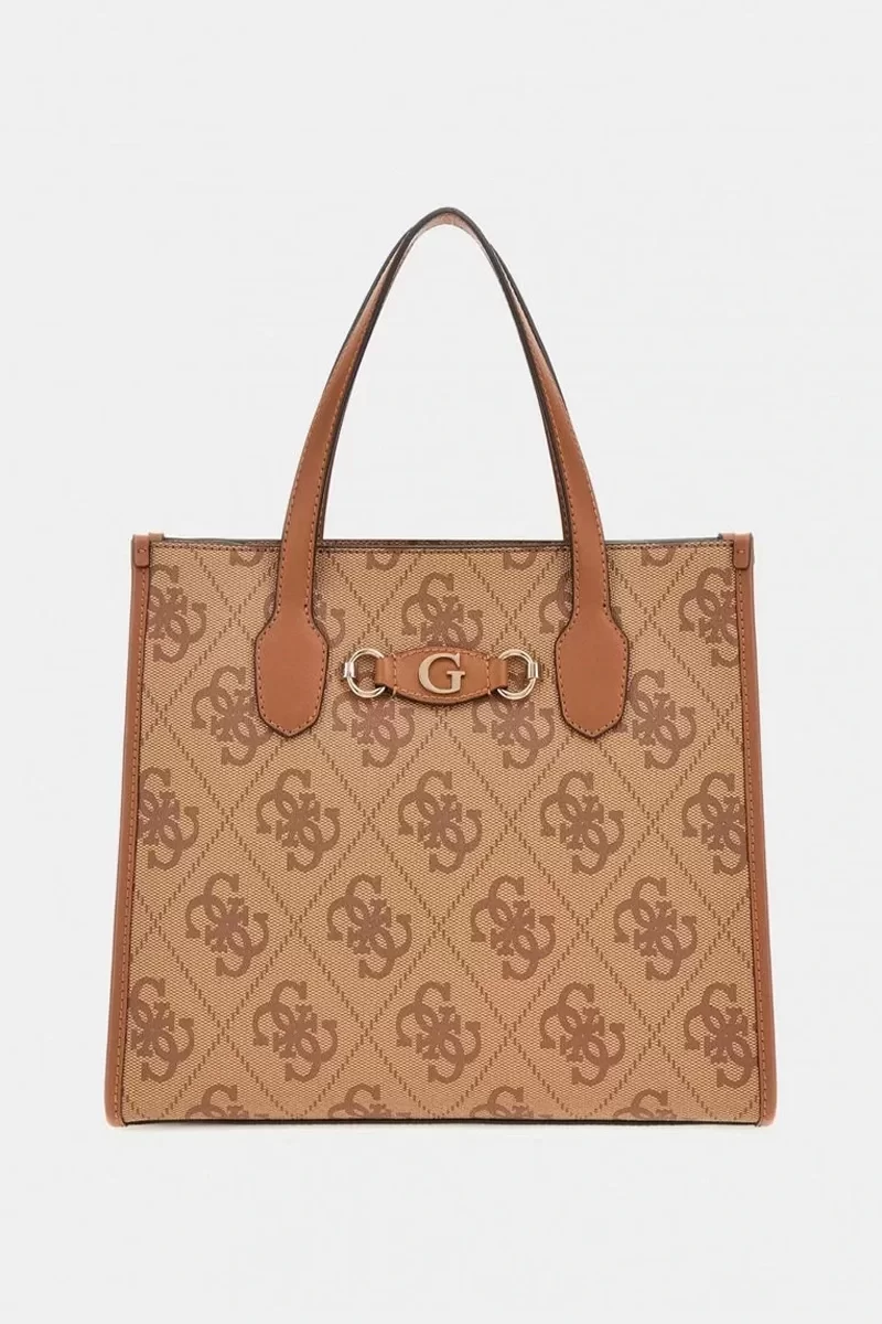 Guess IZZY 2 COMP TOTE Kadın Kahverengi El Çantası HWOS8654220-LTL