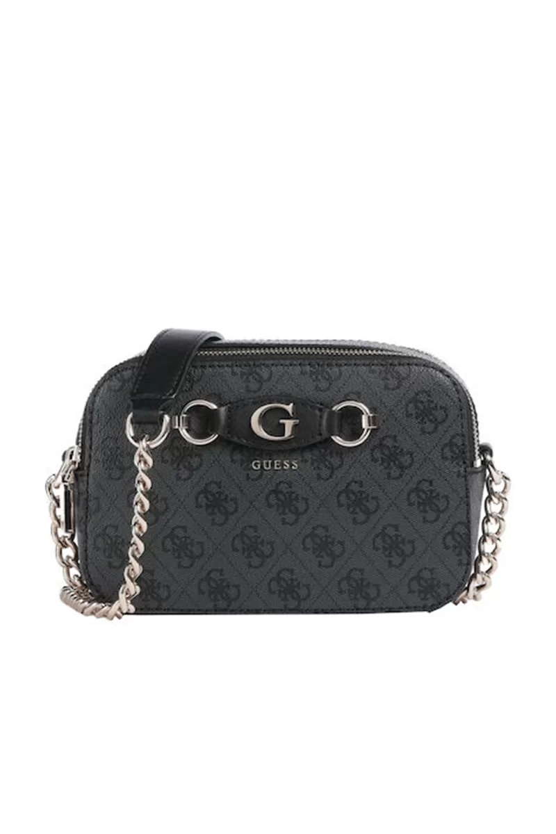 Guess Izzy Camera Bag Kadın Antrasit Çapraz Çanta HWSG8654140-CLO