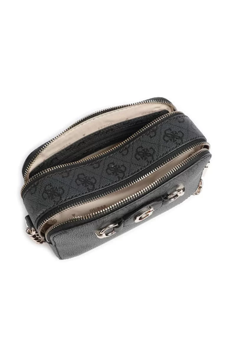 Guess Izzy Camera Bag Kadın Antrasit Çapraz Çanta HWSG8654140-CLO