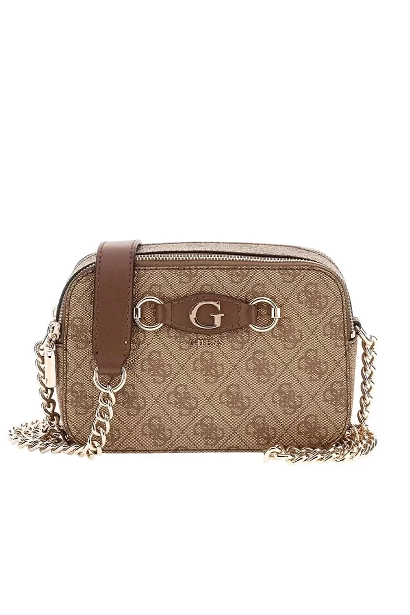 Guess Izzy Camera Bag Kadın Kahverengi Çapraz Çanta HWSG8654140-LGW