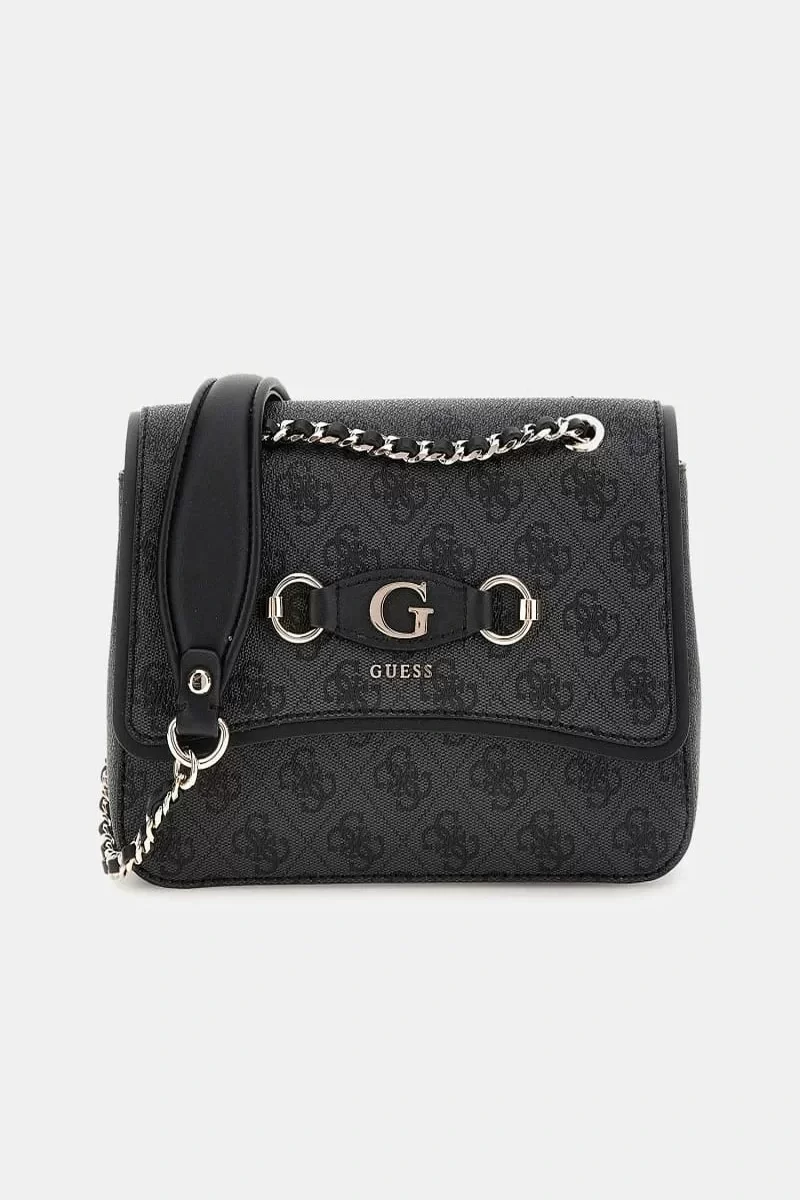 Guess Izzy Convertıble Xbody Flap Kadın Antrasit Çapraz Çanta HWSG8654190-CLO