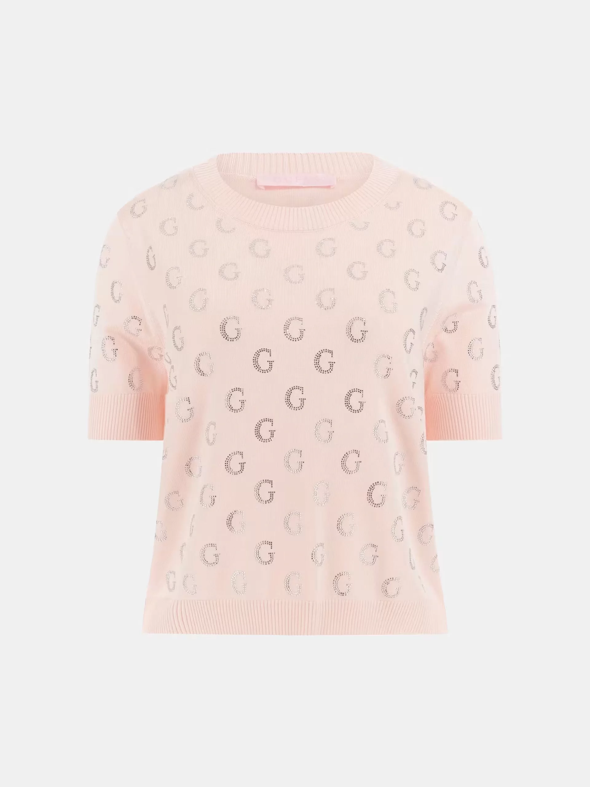 Guess JASMINE G CN SS BOXY SWTR Kadın Pembe Kazak W5GR05Z3D60-A60W