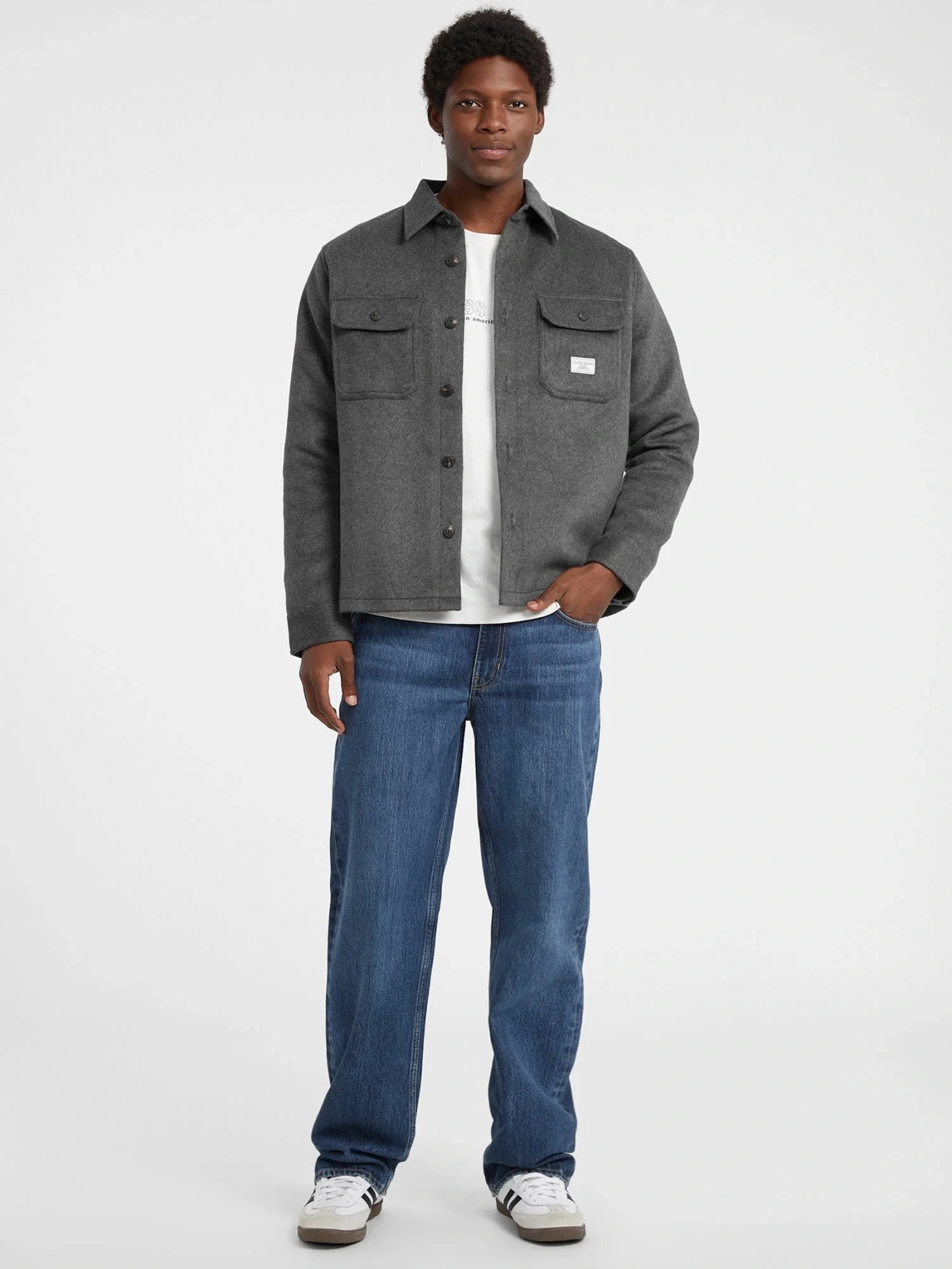 Guess Jeans Erkek Çok Renkli Yün Karışımlı Regular Fit Gömlek M5BH68WI542-H91E