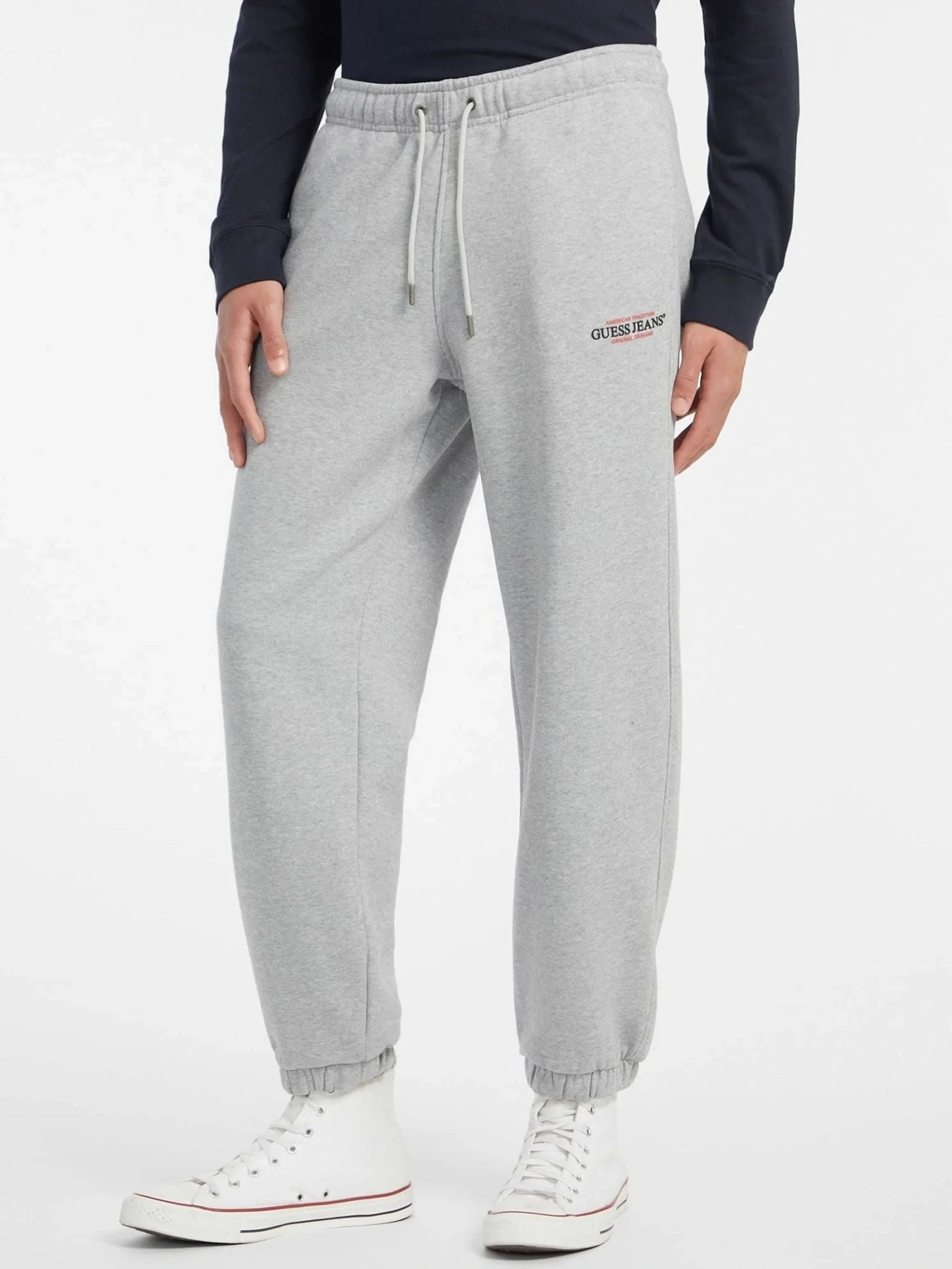 Guess Jeans Erkek Gri Regular Fit Eşofman Altı M4YB18K9V31-H90Z