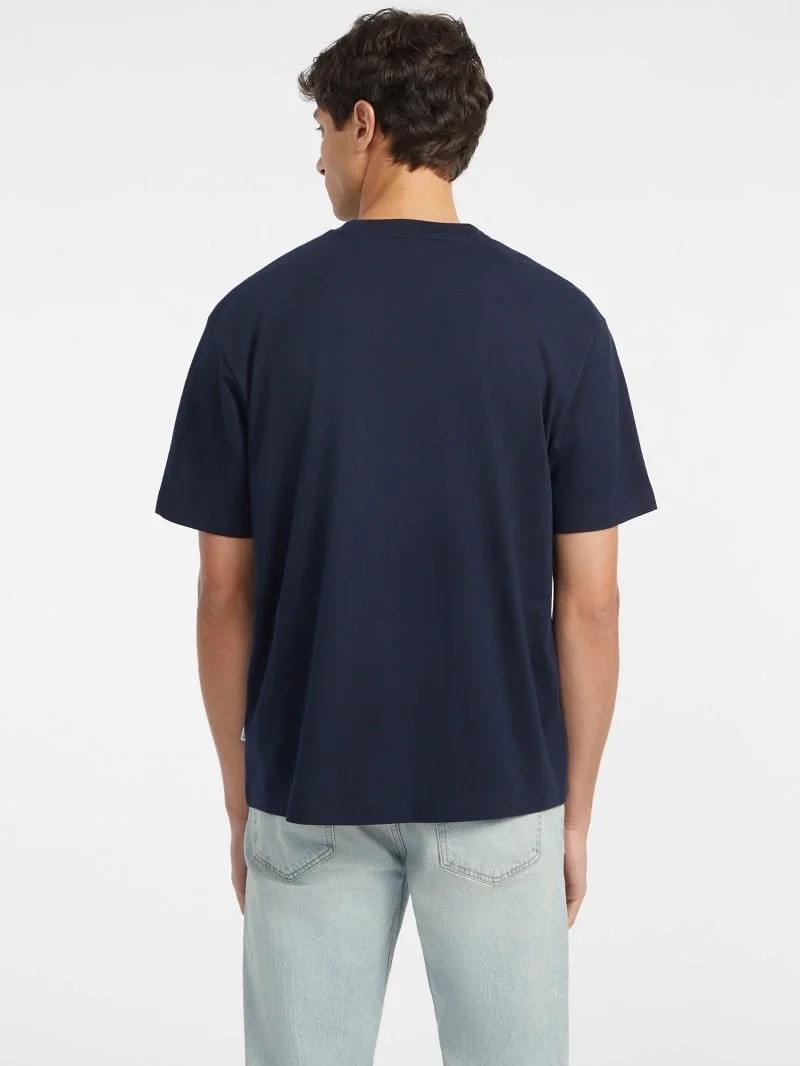 Guess Jeans Erkek Lacivert Oversize Fit T-Shirt M4YI44K8FQ4-A71W