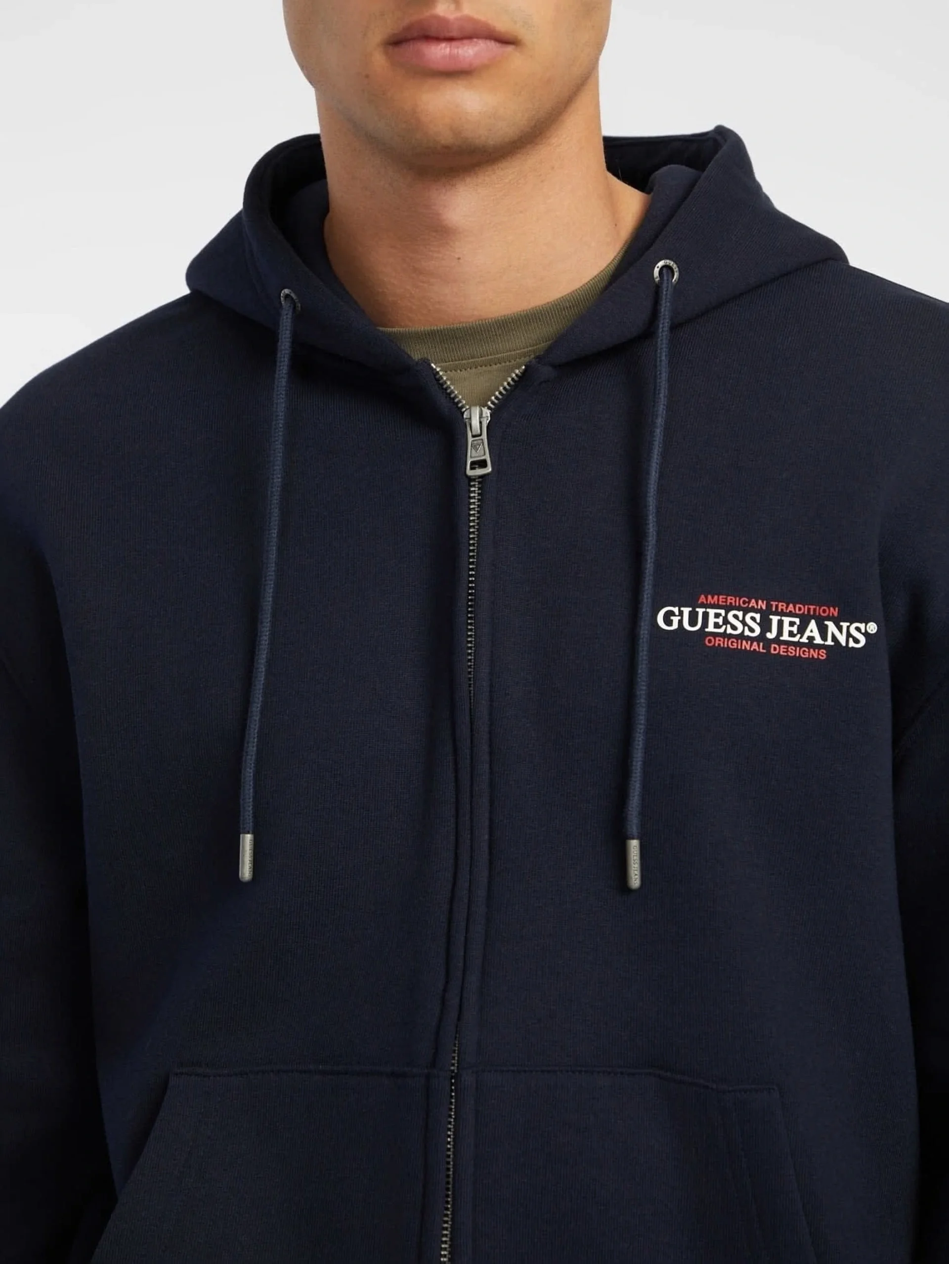 Guess Jeans Erkek Lacivert Sweatshirt M4YQ27K9V31-A71W