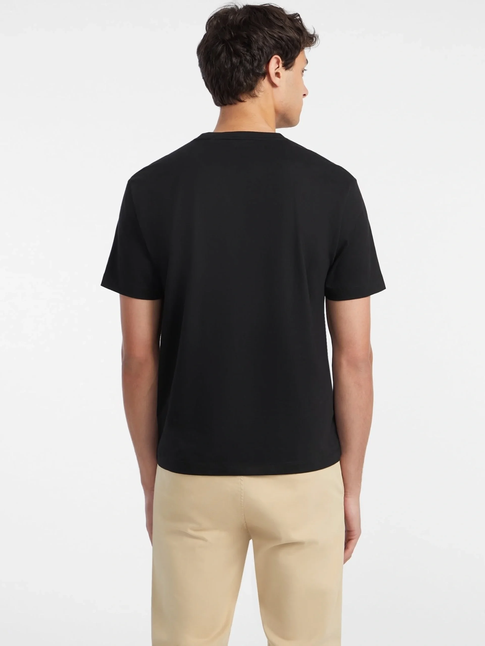 Guess Jeans Erkek Siyah Regular Fit T-Shirt M4YI42K8FQ4-JBLK