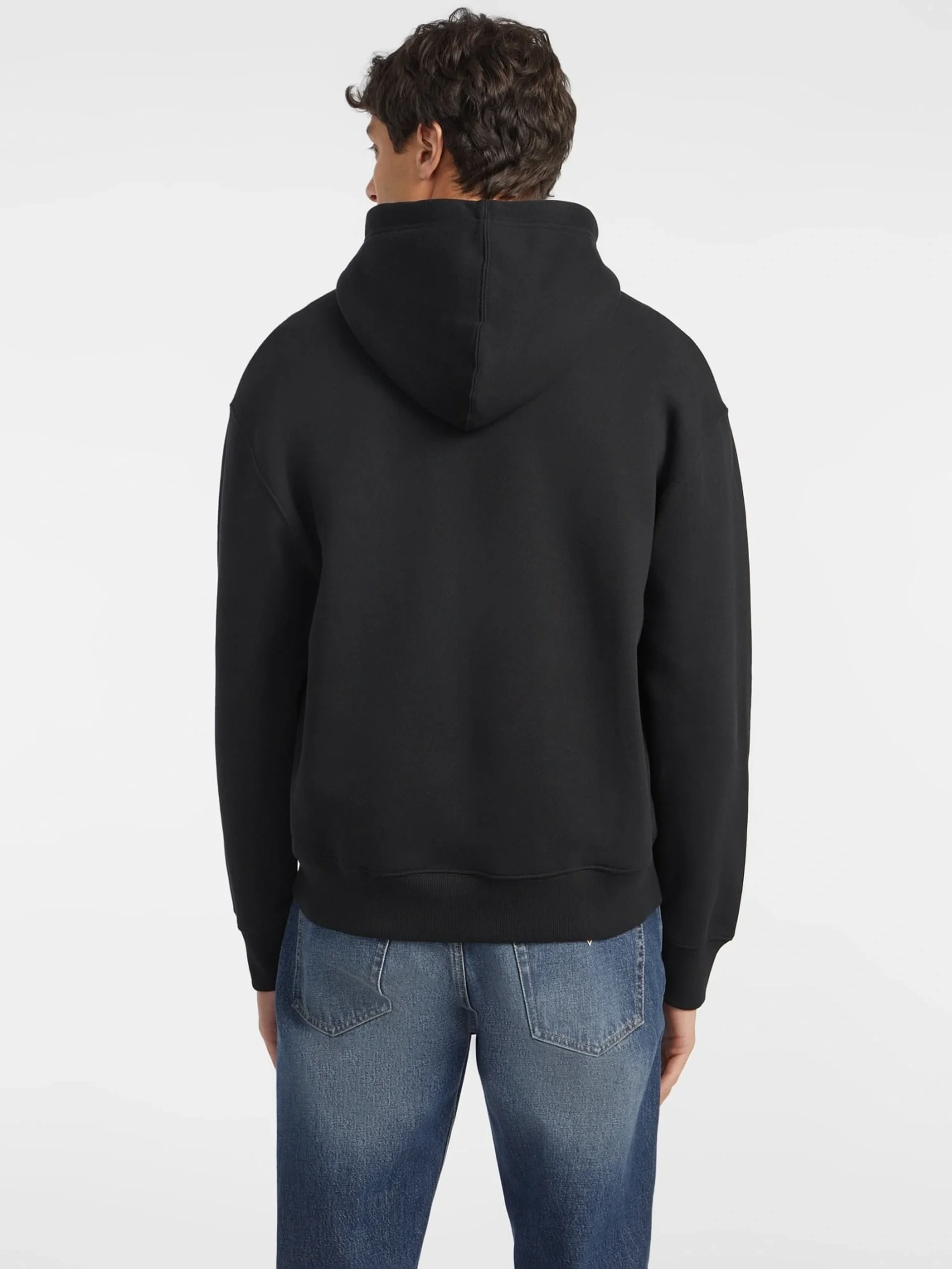 Guess Jeans Erkek Siyah Sweatshirt M4YQ23K9V31-JBLK