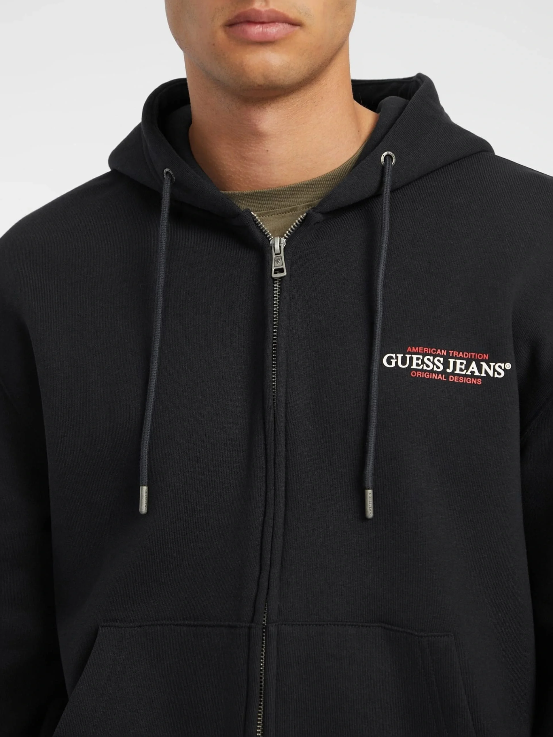 Guess Jeans Erkek Siyah Sweatshirt M4YQ27K9V31-JBLK