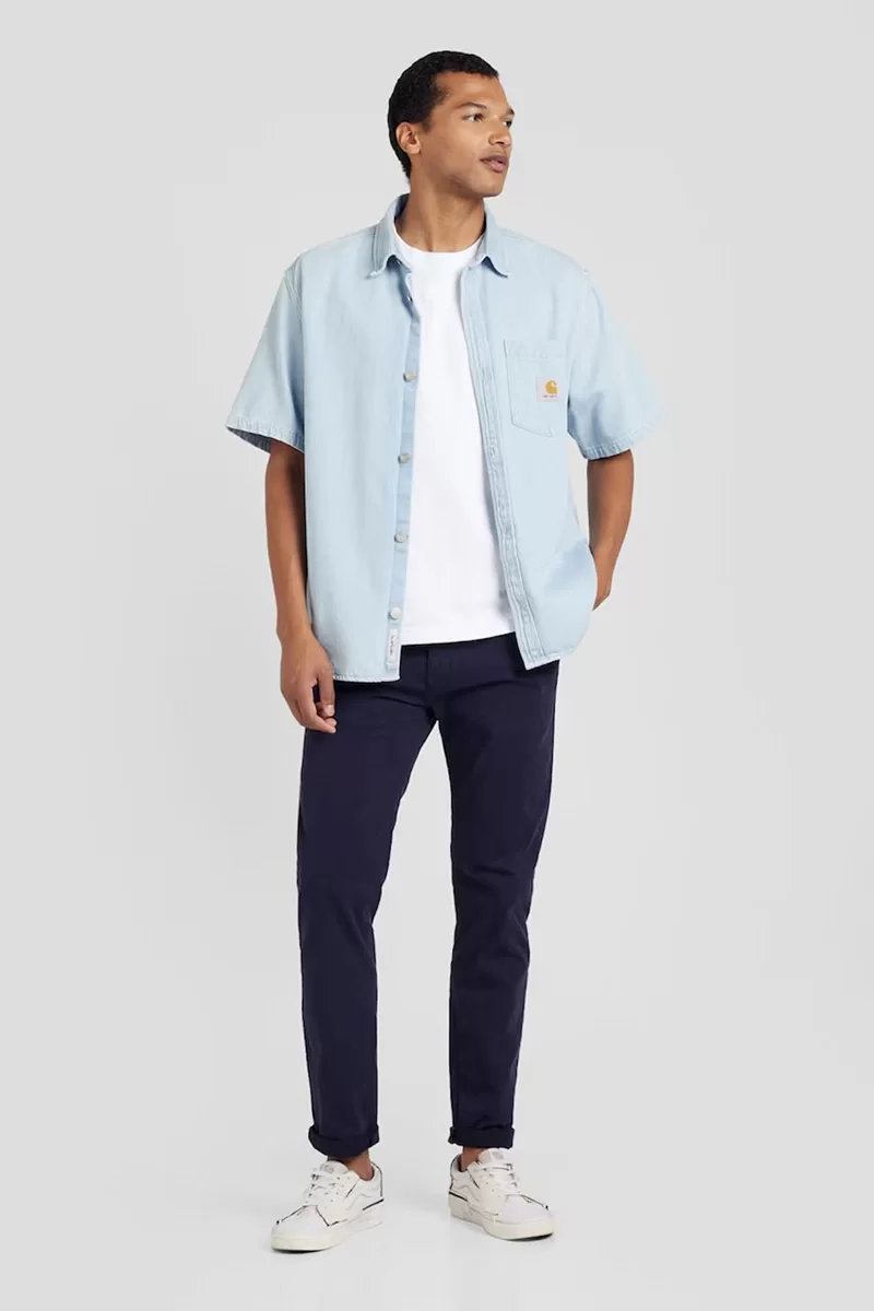 Guess Jeans GJ SLIM CHINO Erkek Lacivert Pantolon M4YB33WGB5A-A71W