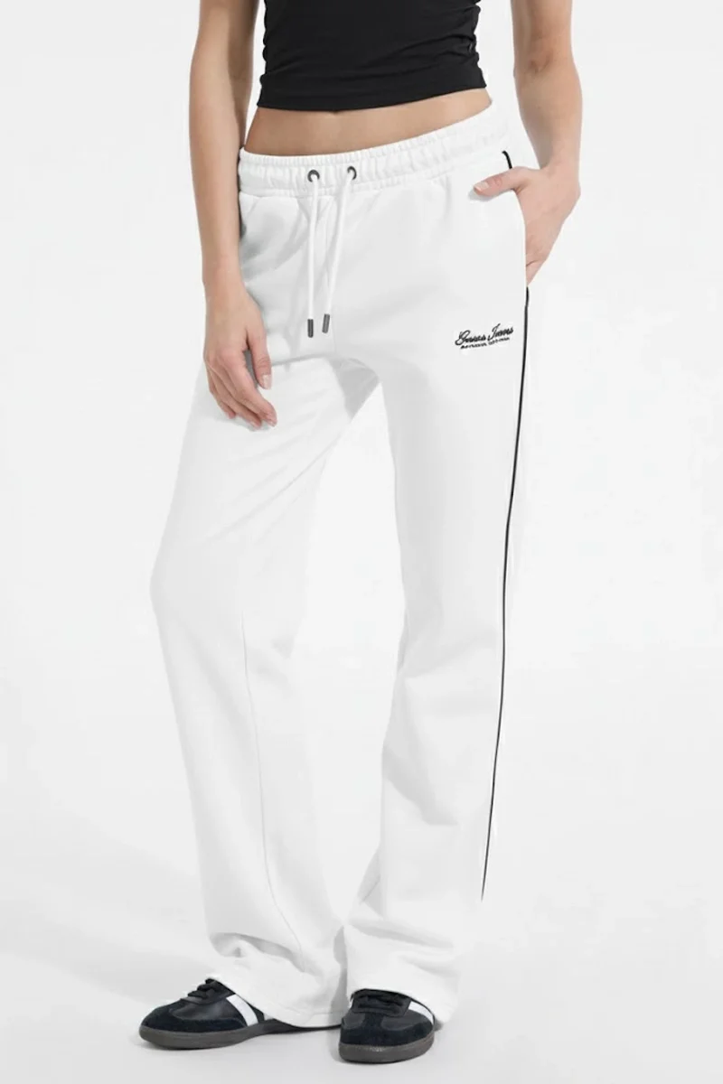 Guess Jeans Kadın Beyaz Regular Fit Eşofman Altı W5YB32K68I4-G011