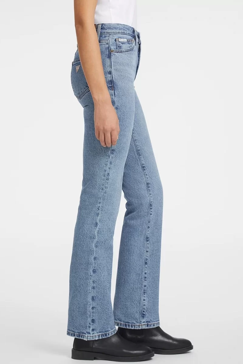 Guess jeans Gj G08 Mıd Rıse Straıght Kadın Mavi Jeans W4YA98D5CC5-GJLV