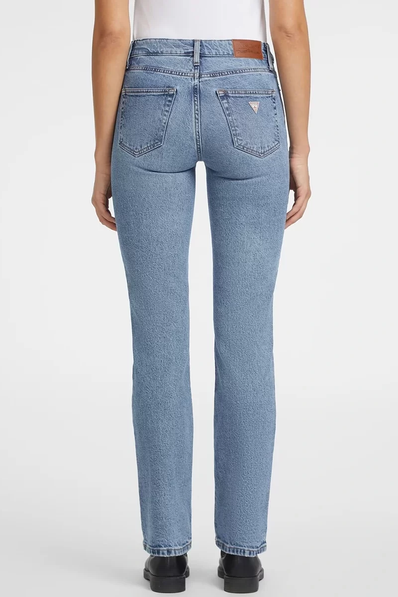Guess jeans Gj G08 Mıd Rıse Straıght Kadın Mavi Jeans W4YA98D5CC5-GJLV