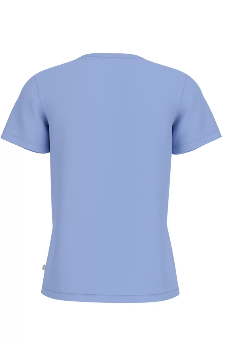 Guess jeans Gj Ss Cn Reg 3D Embr Guess Tee Kadın Mavi T-Shirt W5RI54J1314-G7CP