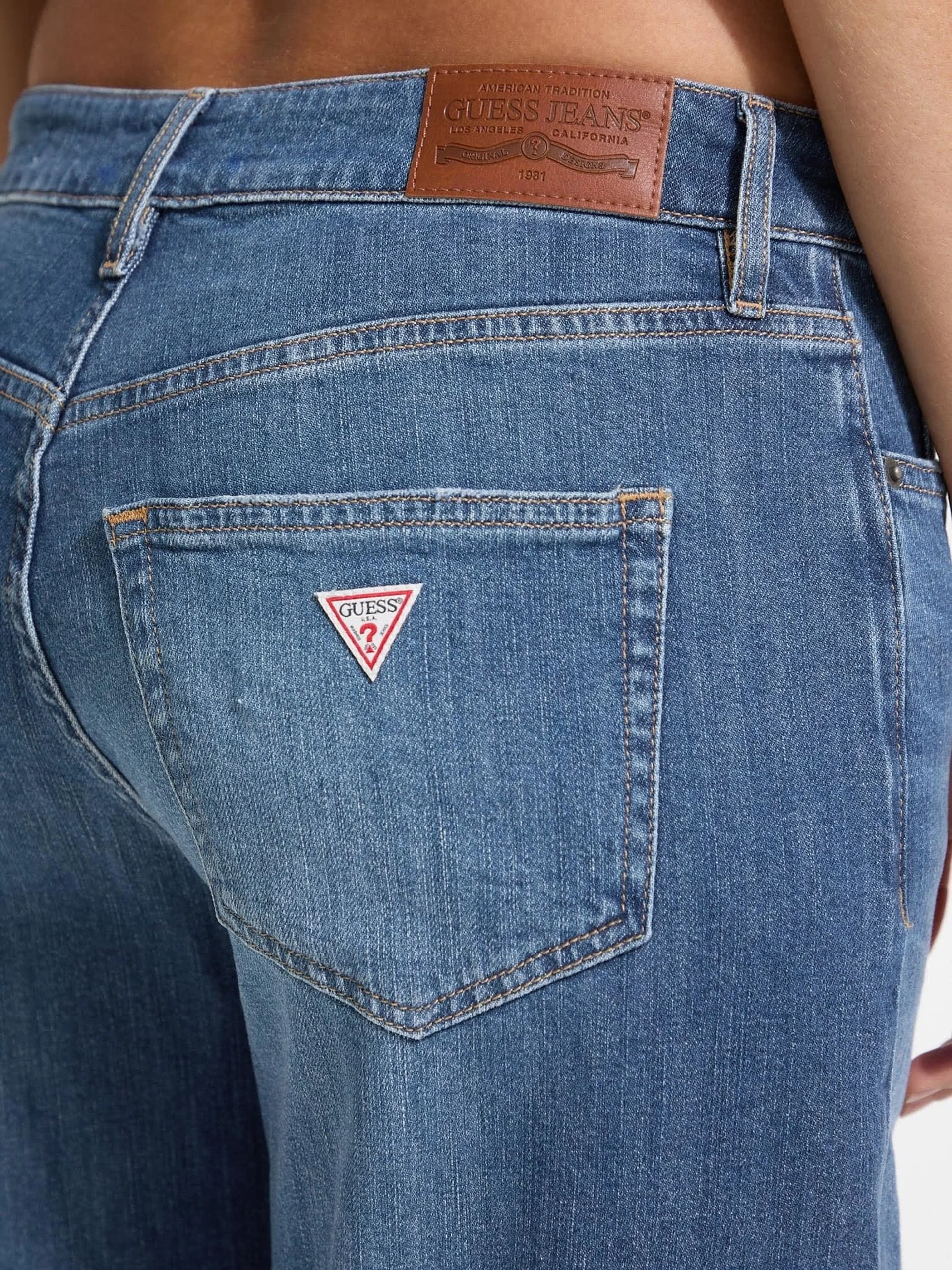 Guess Jeans Kadın Mavi Regular Fit Jean W5YA0ID0021-GJGM