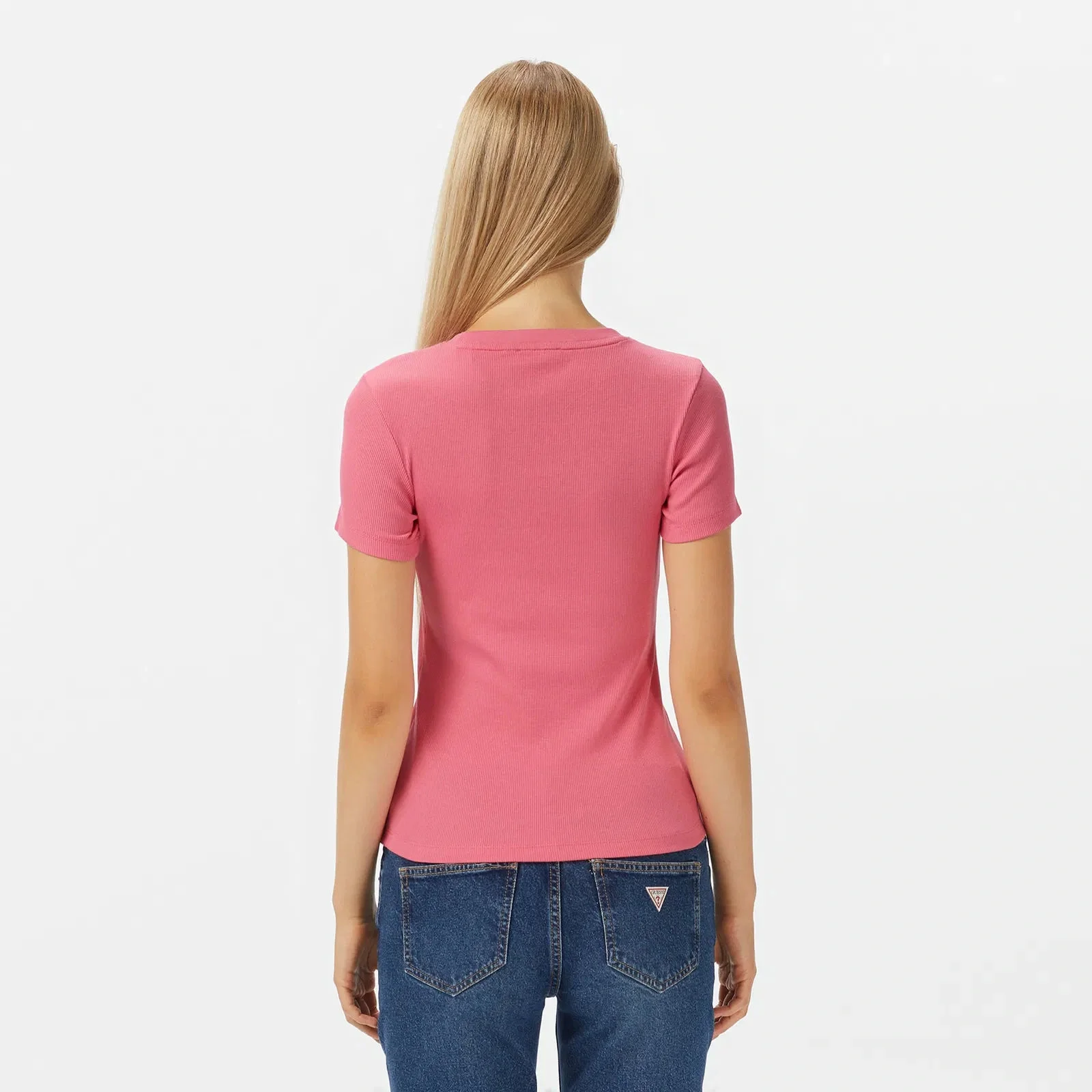 Guess Jeans Kadın Pembe Top W5YP37KA0H1-A619