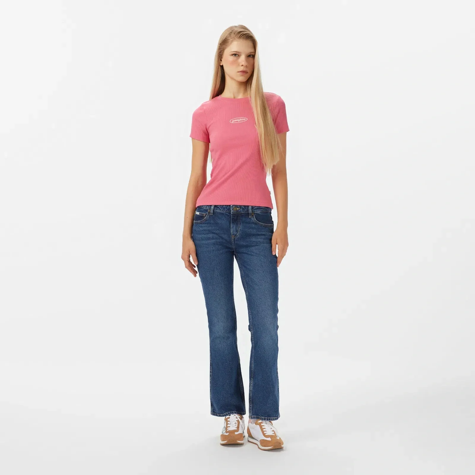 Guess Jeans Kadın Pembe Top W5YP37KA0H1-A619