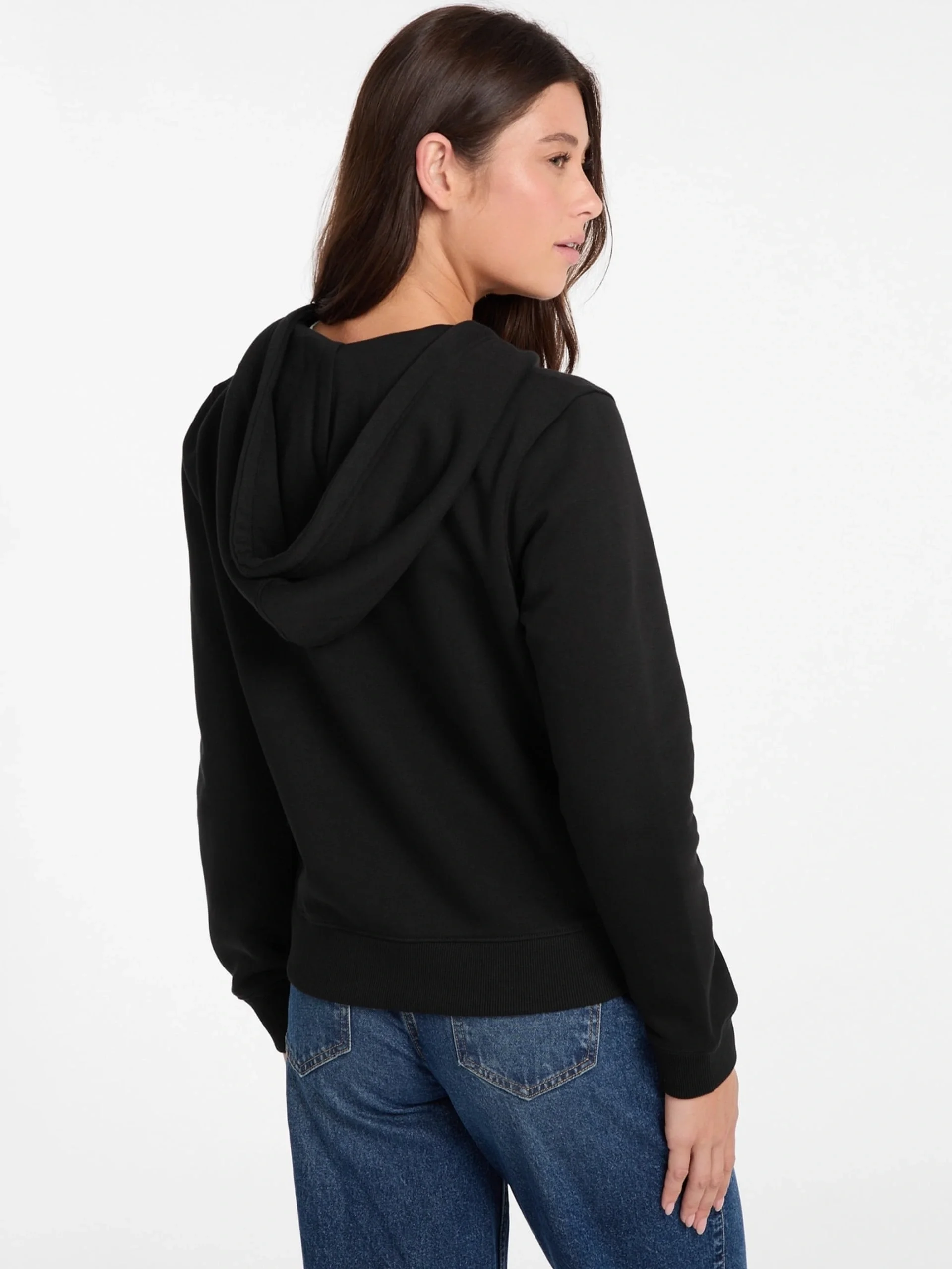 Guess Jeans Kadın Siyah Sweatshirt W4YQ03KC811-JBLK