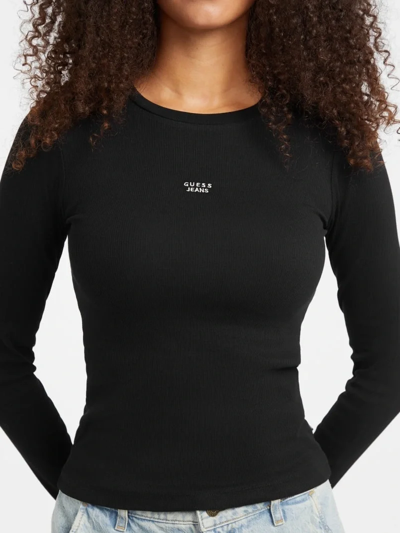 Guess Kadın Siyah Top W5BP01KA0H1-JBLK