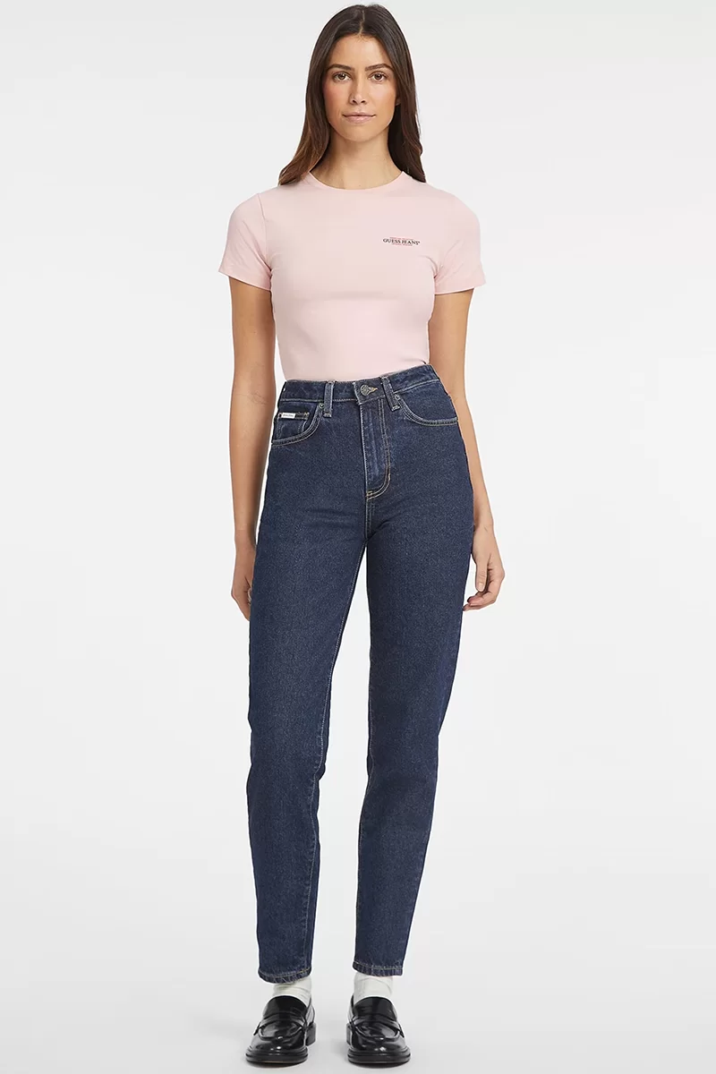 Guess GJ SS CN SLIM MINI A Kadın Pembe T-shirt W4YI02J1314-G6R4