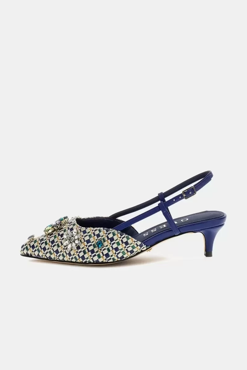 Guess JESSENY Kadın Mavi Topuklu Ayakkabı FLPJSNFAB03-BLUE