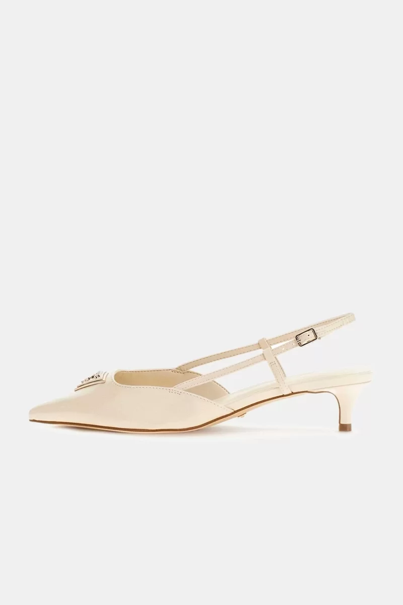 Guess Jesson2 Kadın Krem Topuklu Ayakkabı FLJSS2PAF05-CREAM