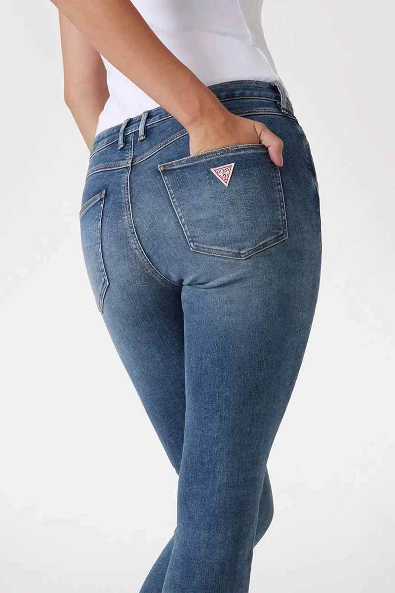 Guess 1981 SKINNY Kadın Lacivert Jeans W2YA46D4Q02-CMD1